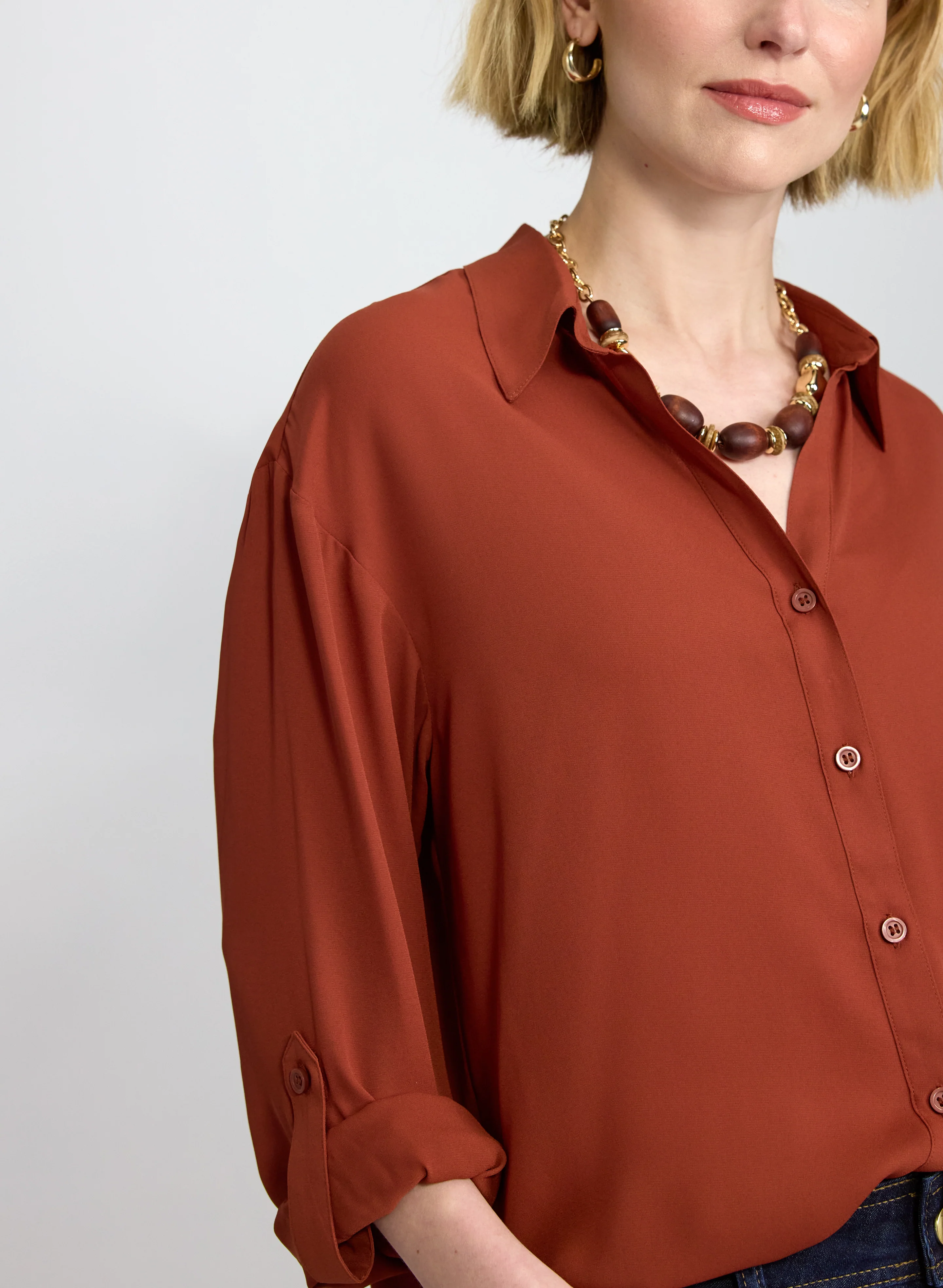 Button-Down Blouse - Image 2