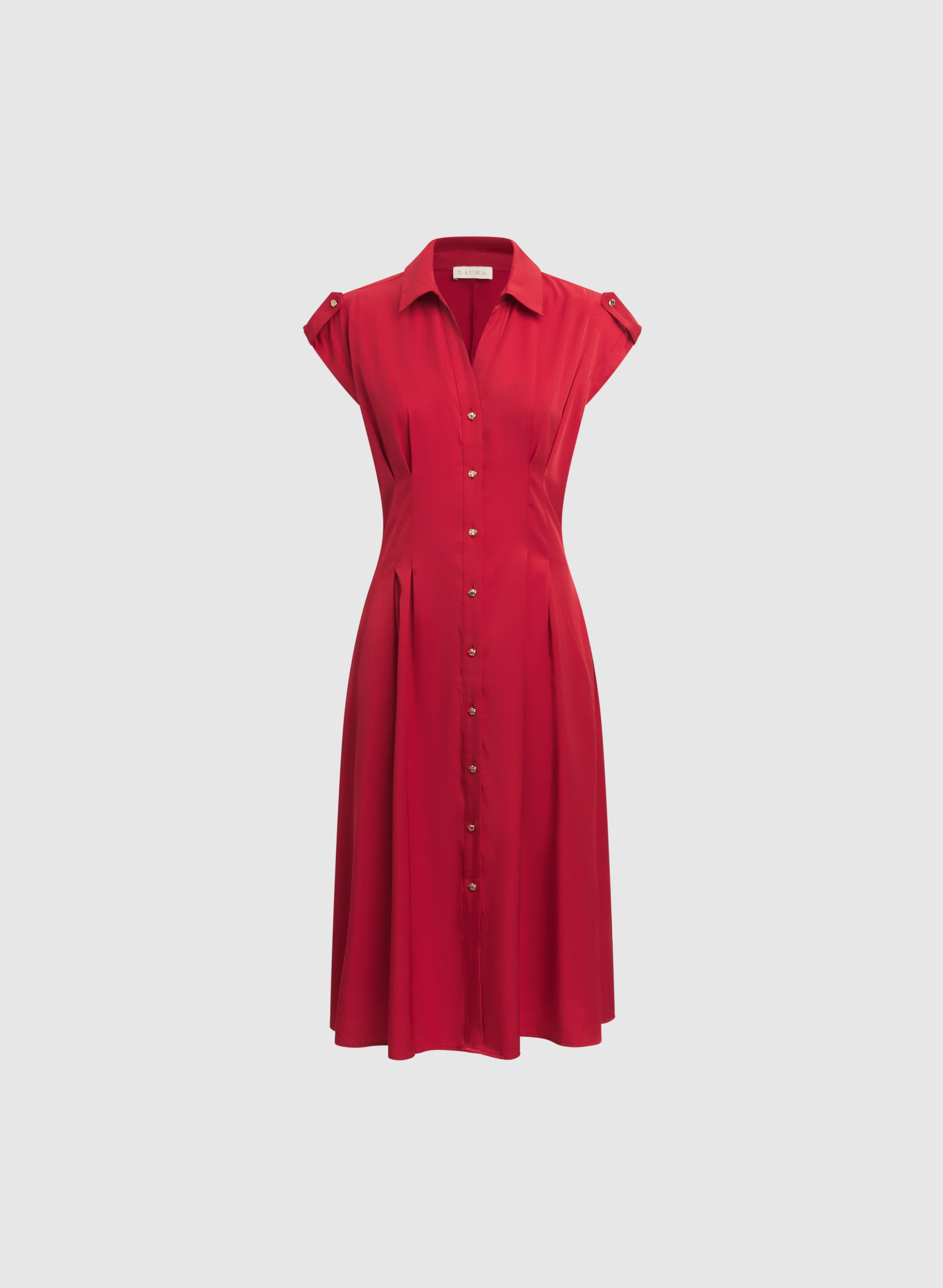 Button-Down Midi Dress - Image 6