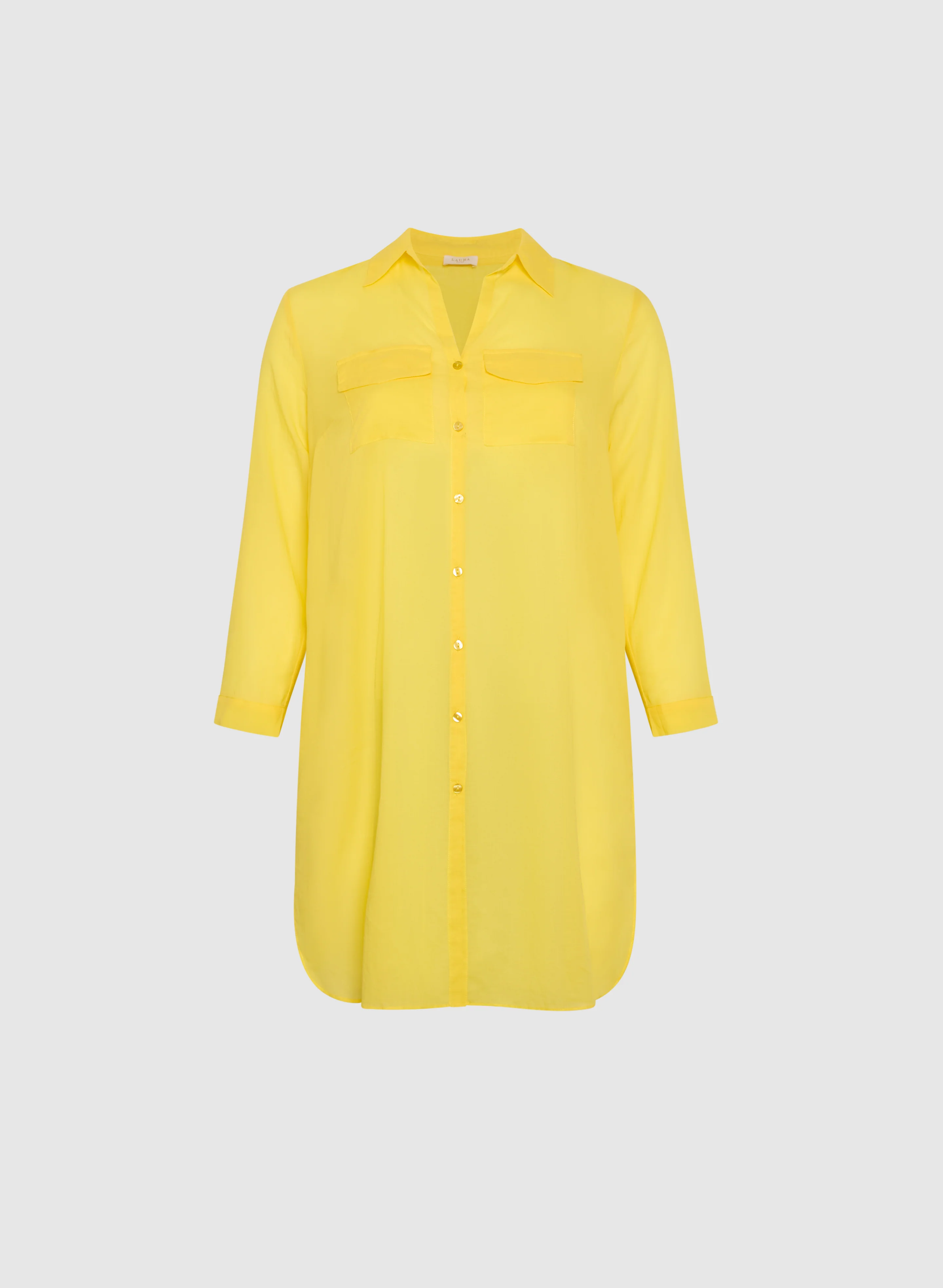 Button-Down Tunic Blouse - Image 7
