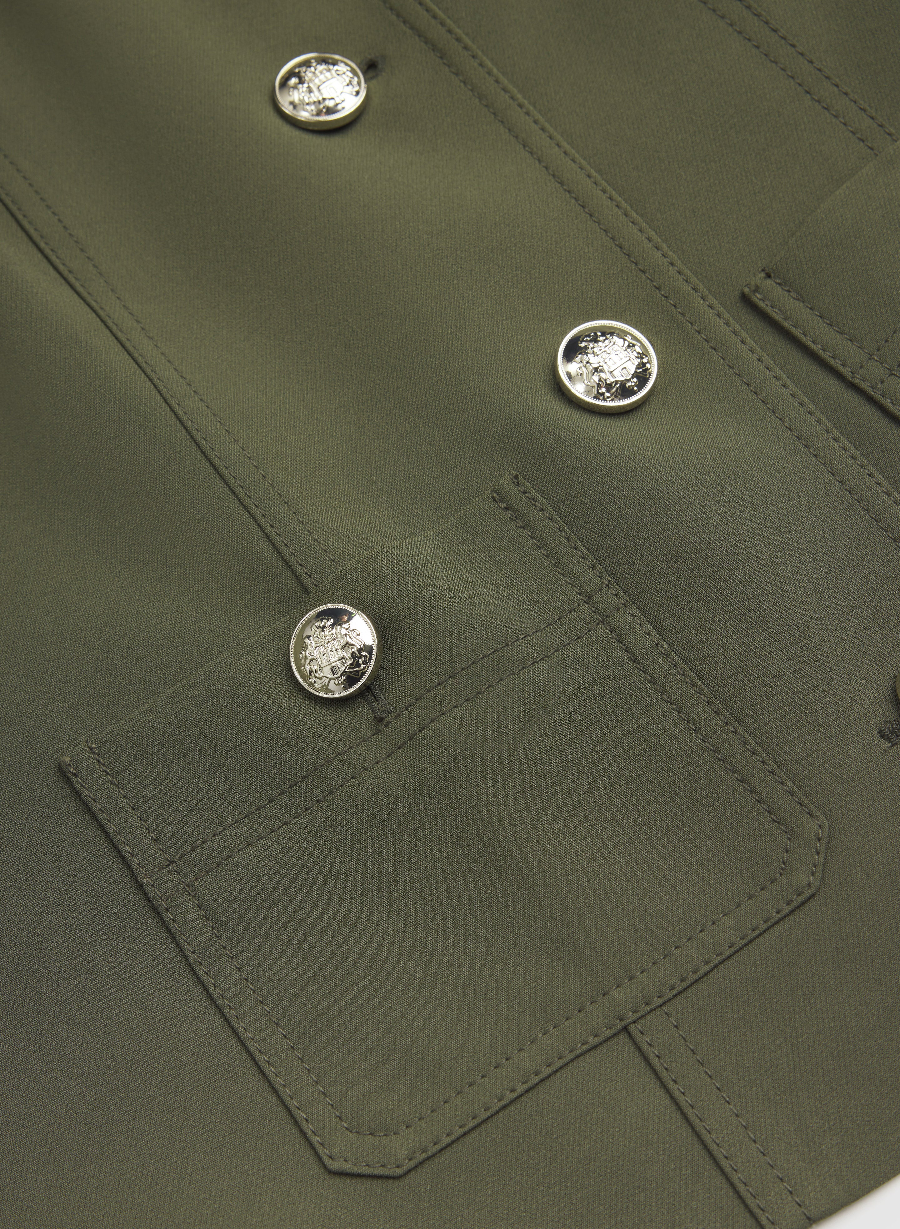 Twill Short Sleeve Jacket - Image 7