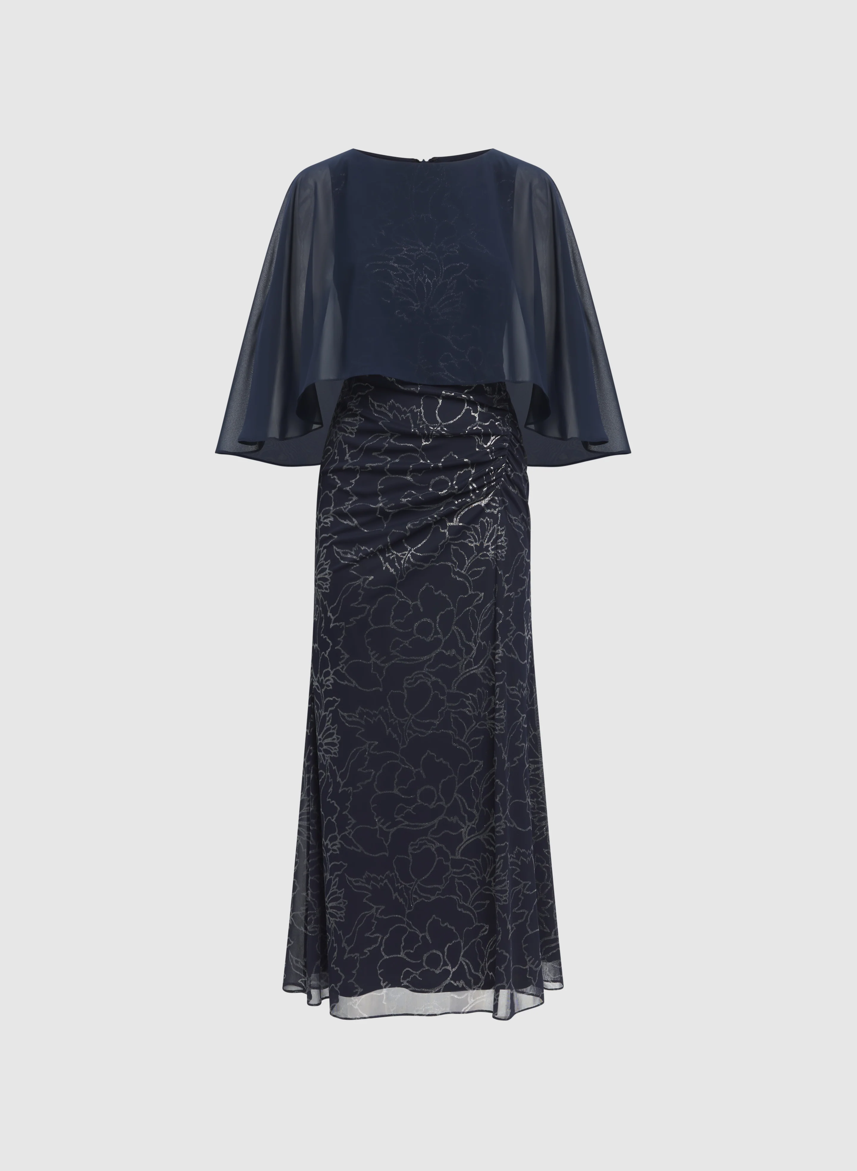 Chiffon Poncho & Floral Dress - Image 6
