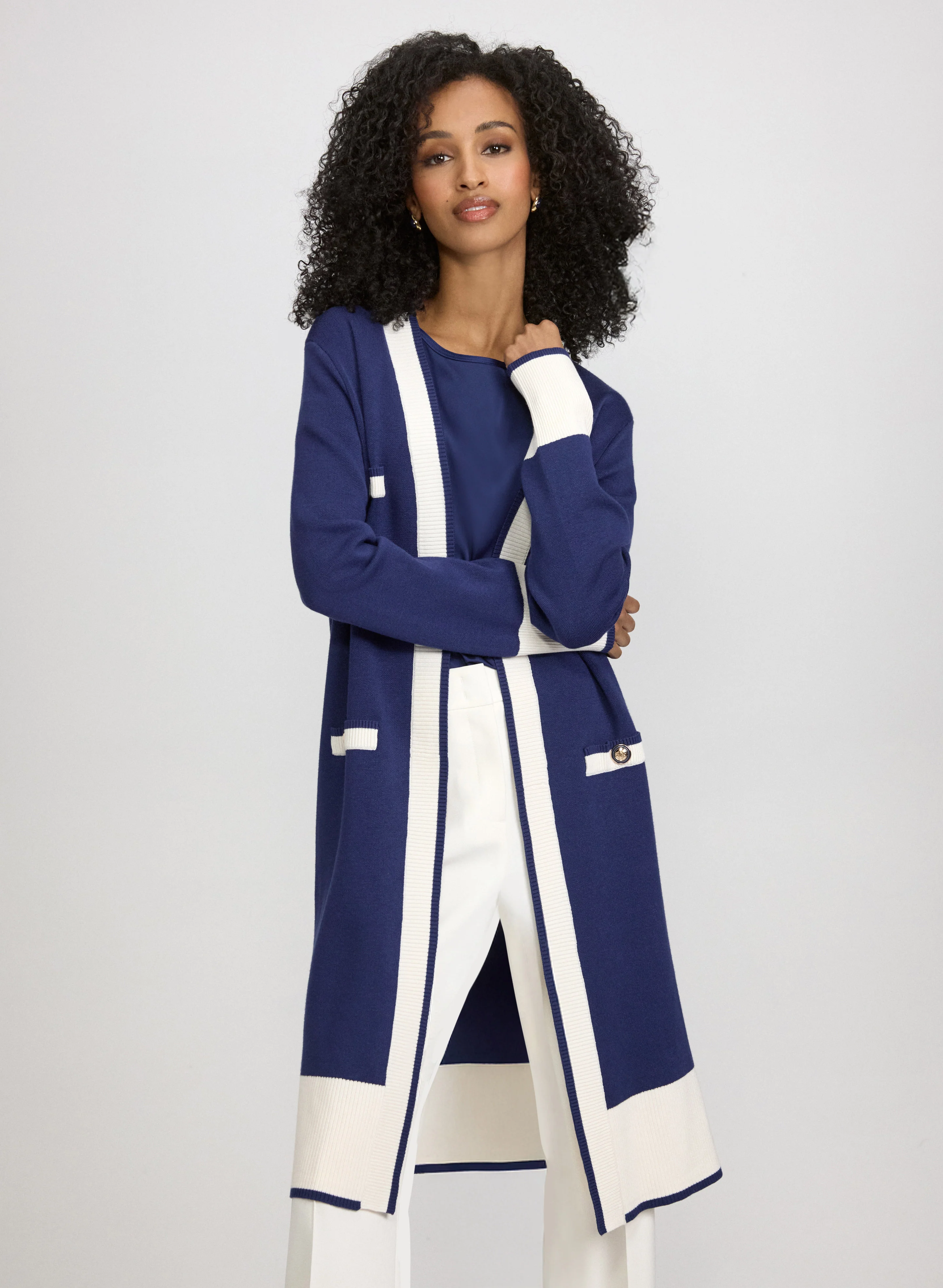 Colour Block Cardigan