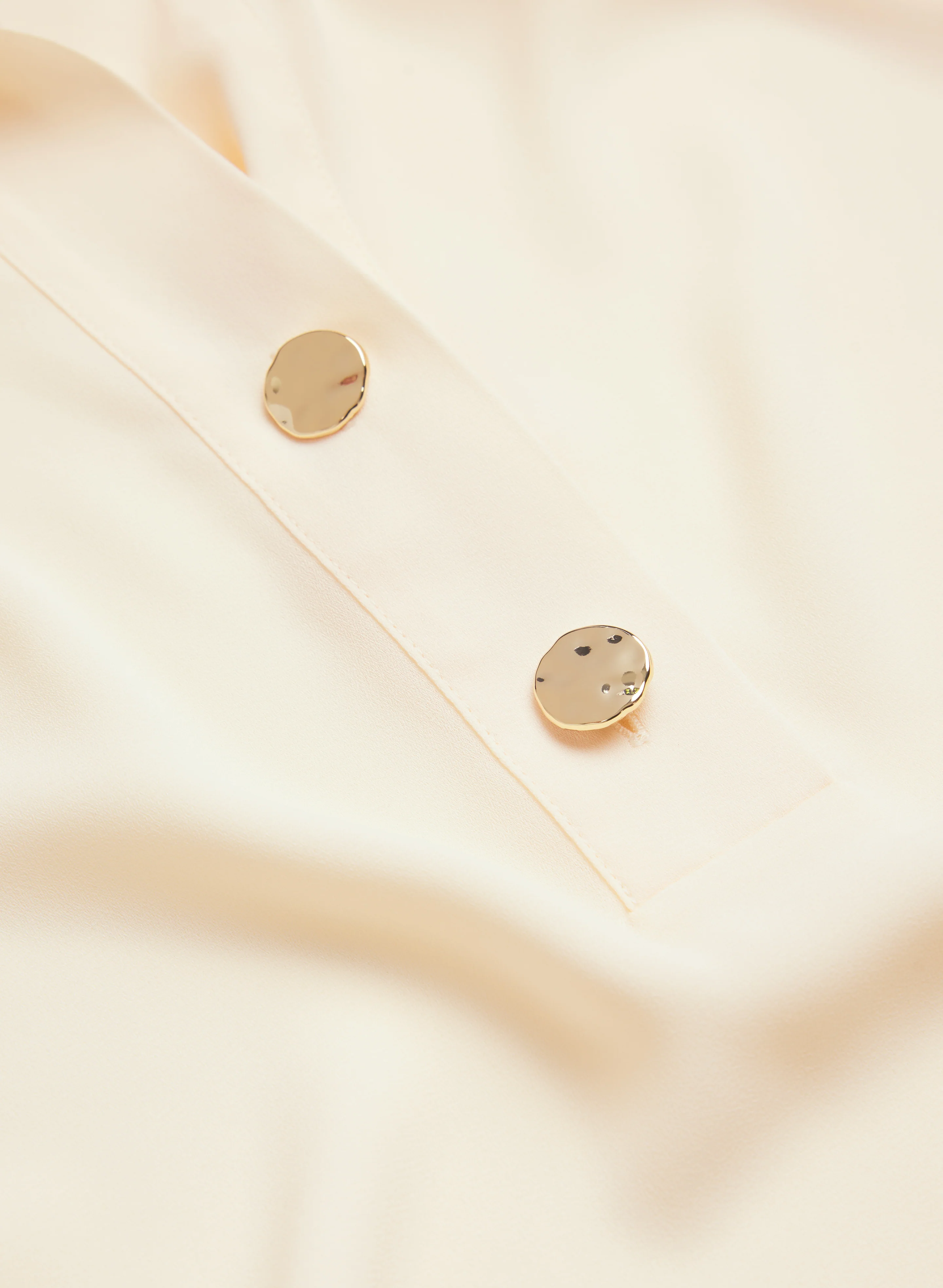 Crepe Polo Blouse - Image 7