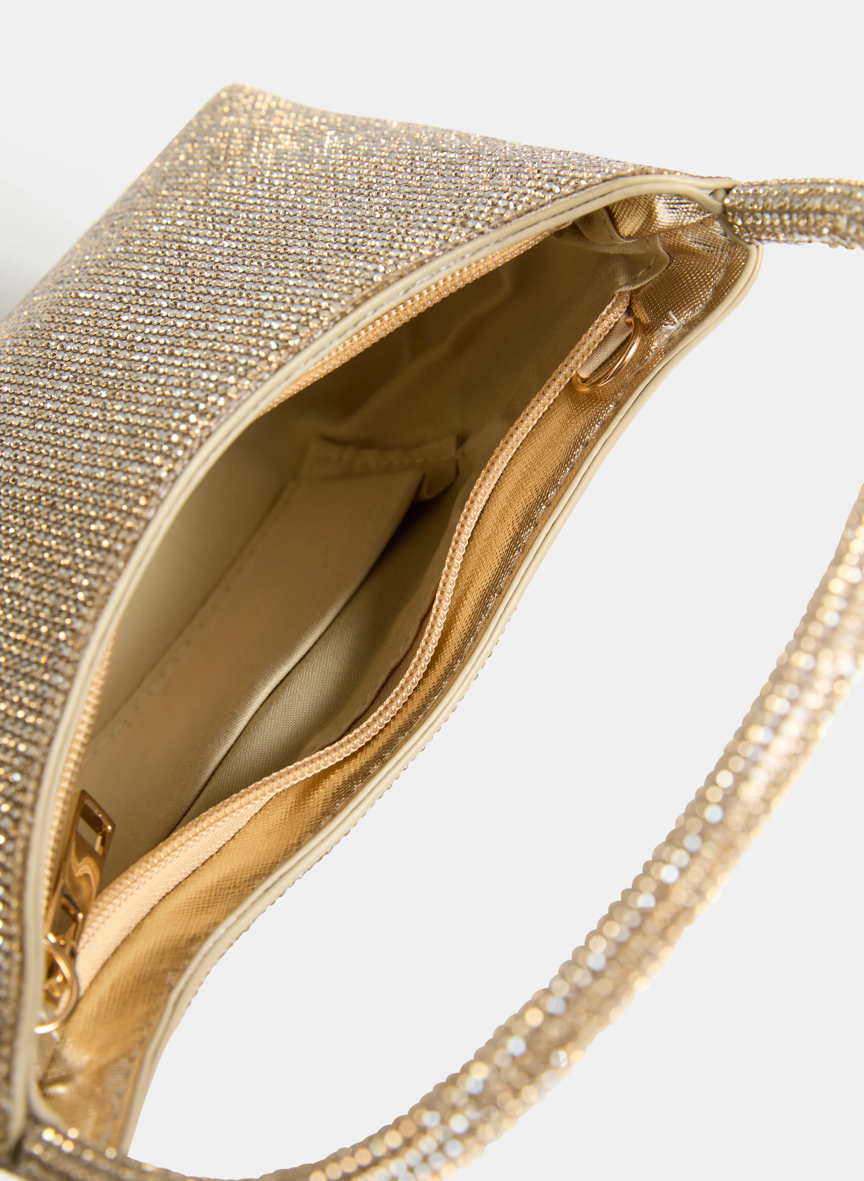 Crystal Carry Handle Clutch - Image 2