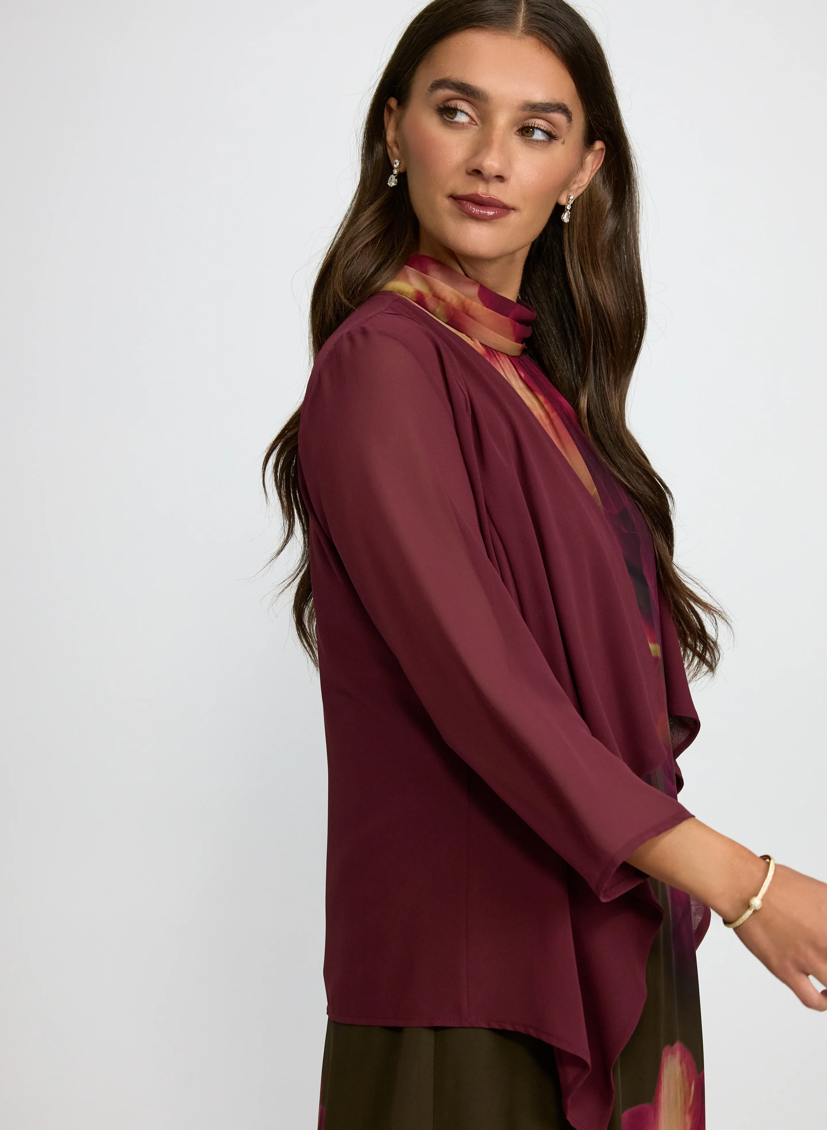 Double-Sided Chiffon Cover-Up - Image 5