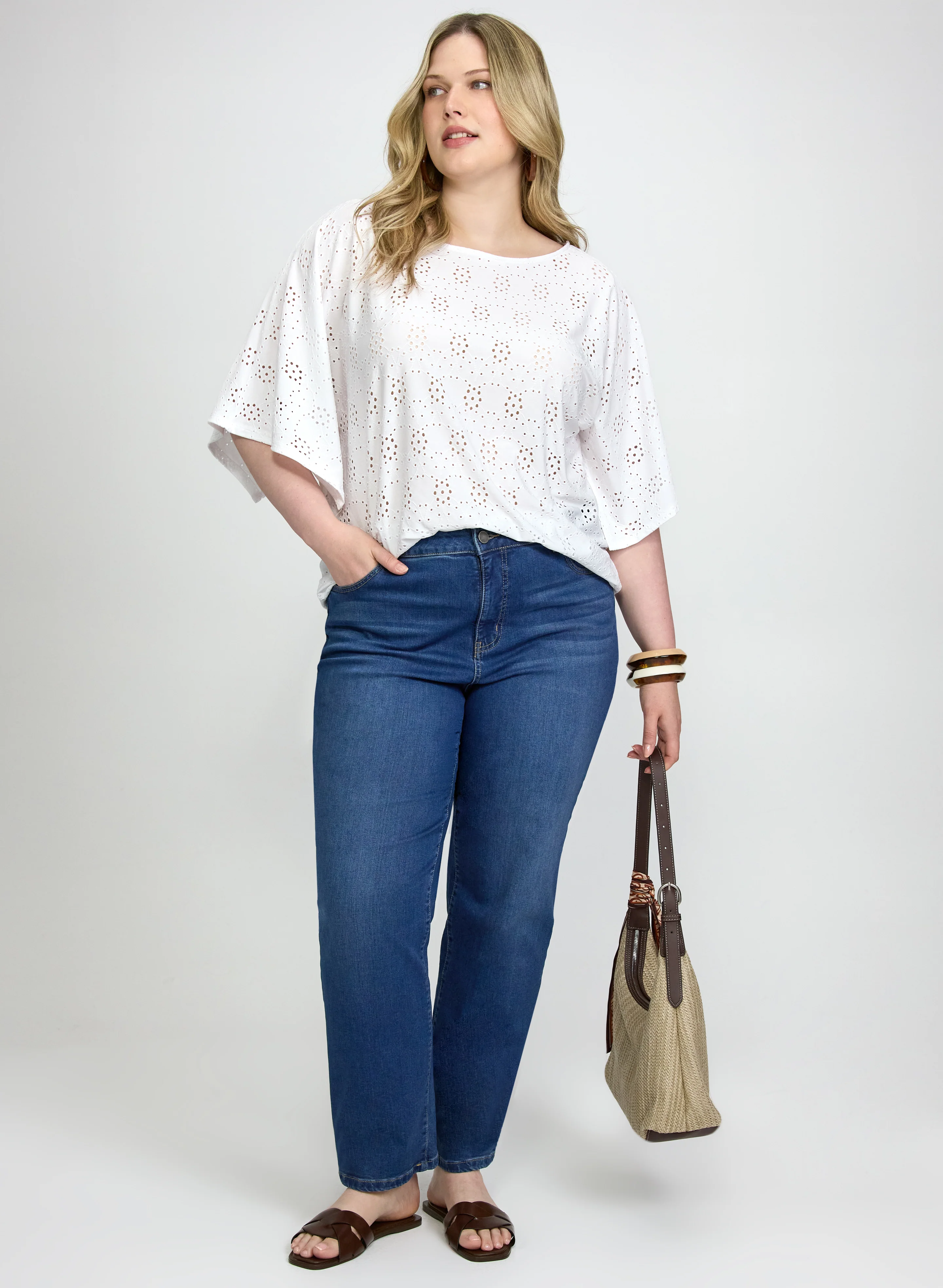 Eyelet Embroidered Top - Image 3