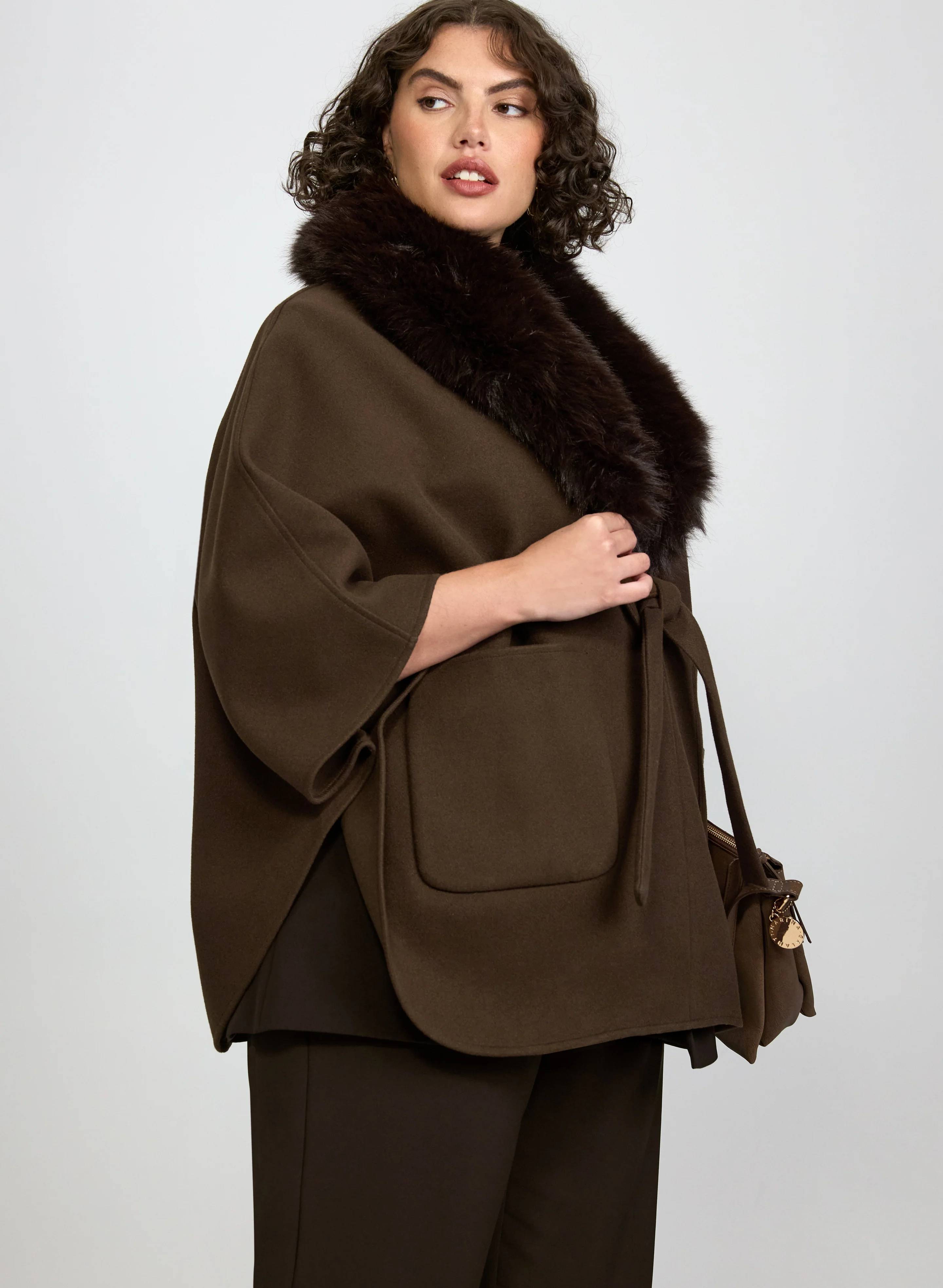 Faux-Fur Poncho - Image 2