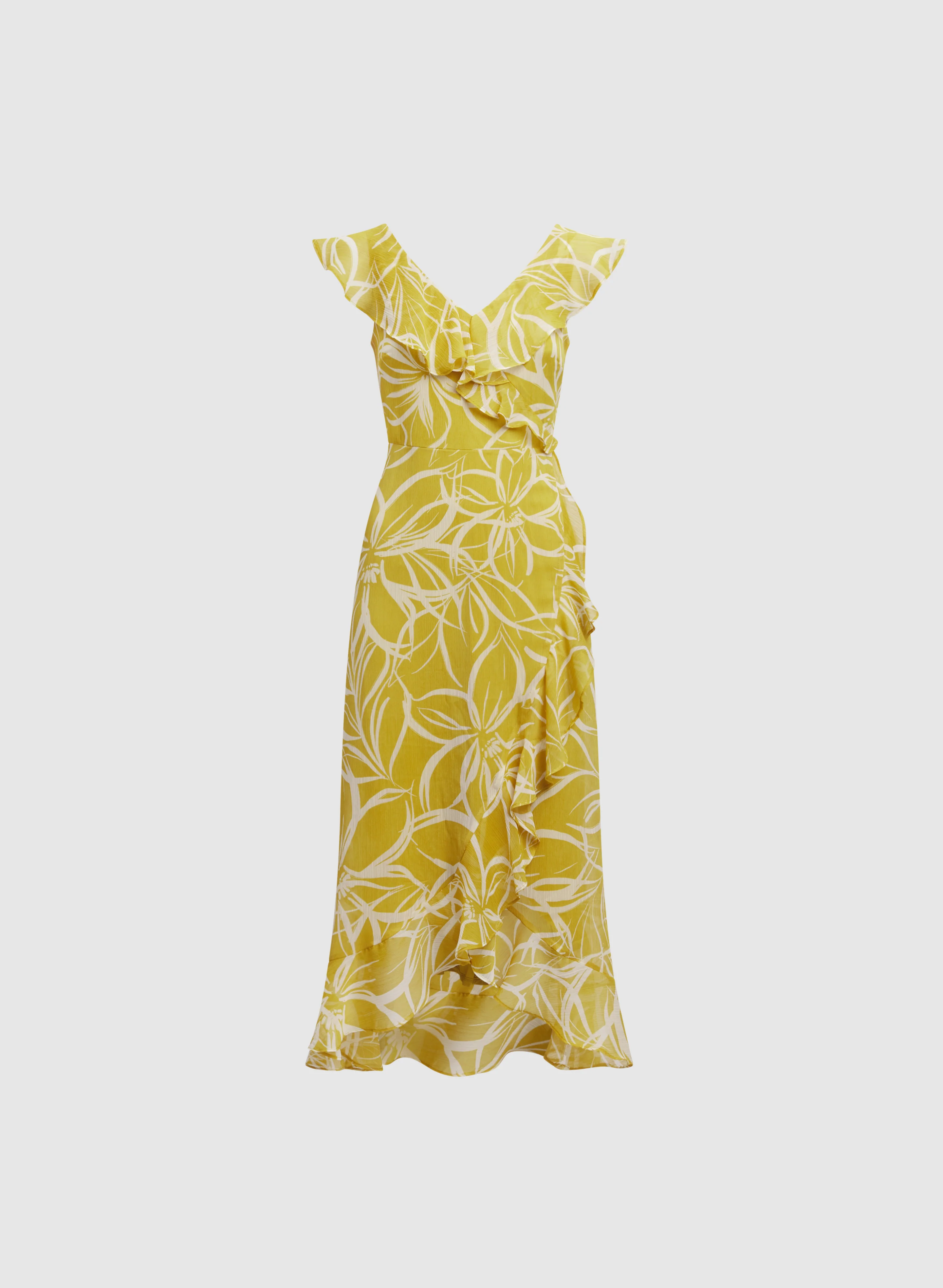 Floral Chiffon Dress - Image 6