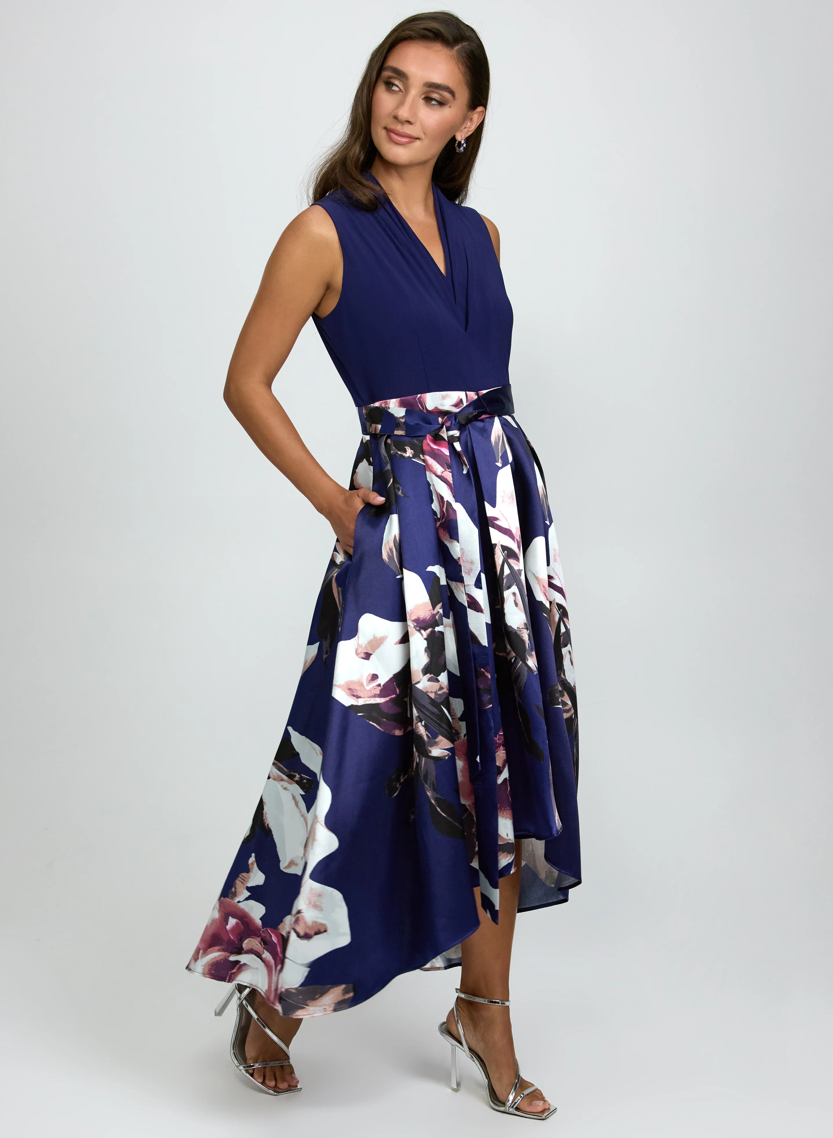 Floral Fit & Flare Dress - Image 2