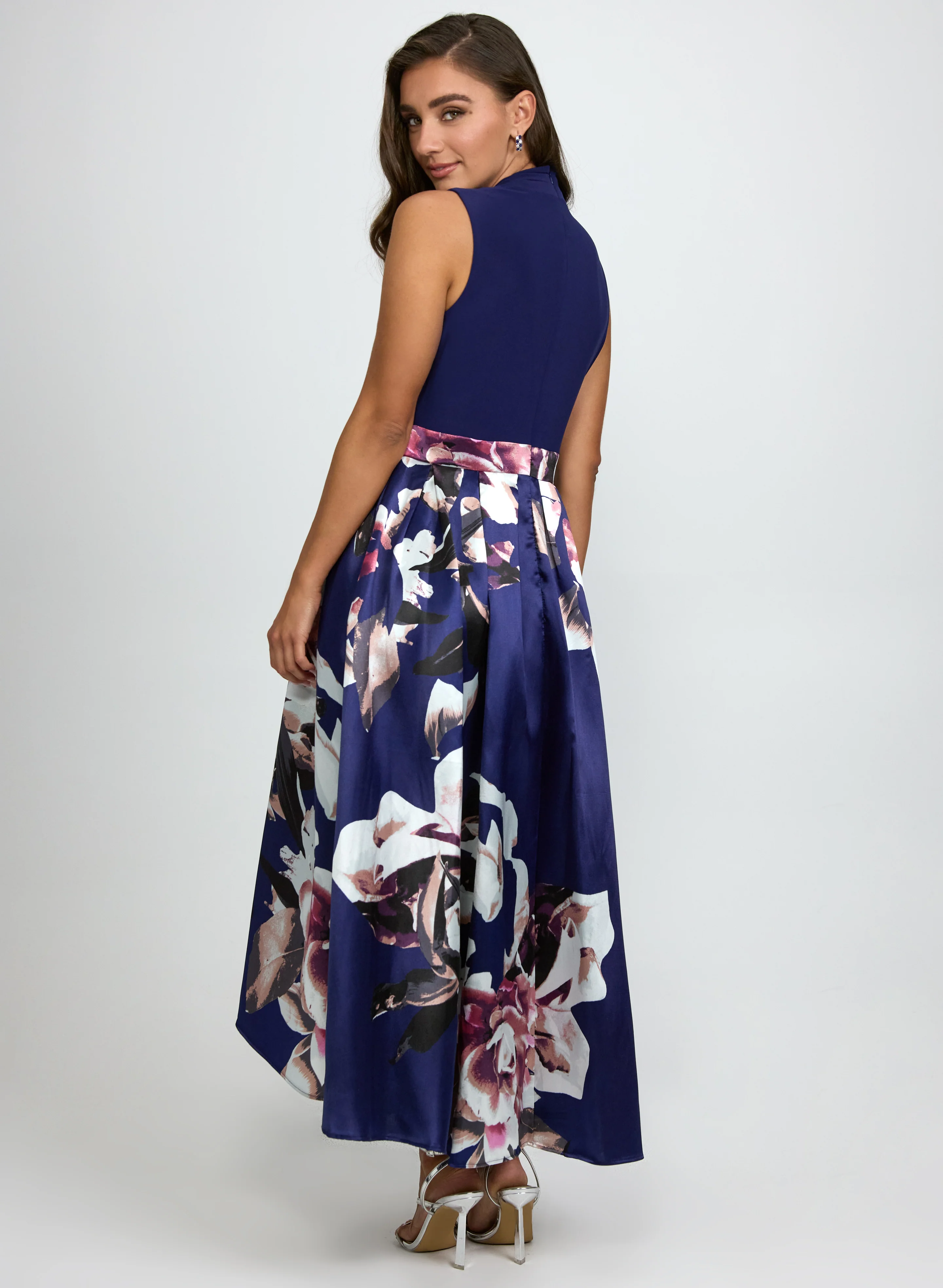 Floral Fit & Flare Dress - Image 3