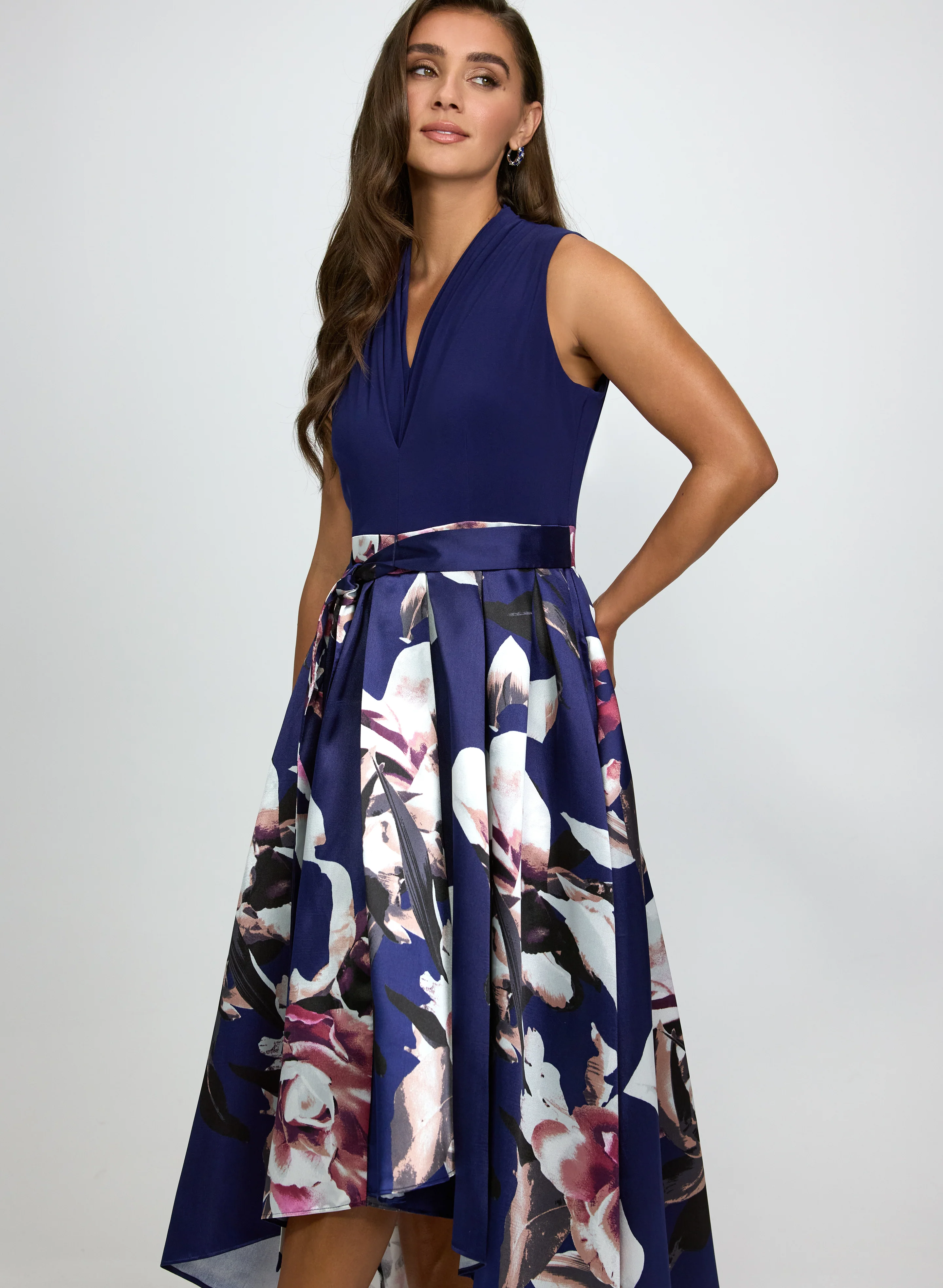 Floral Fit & Flare Dress - Image 4