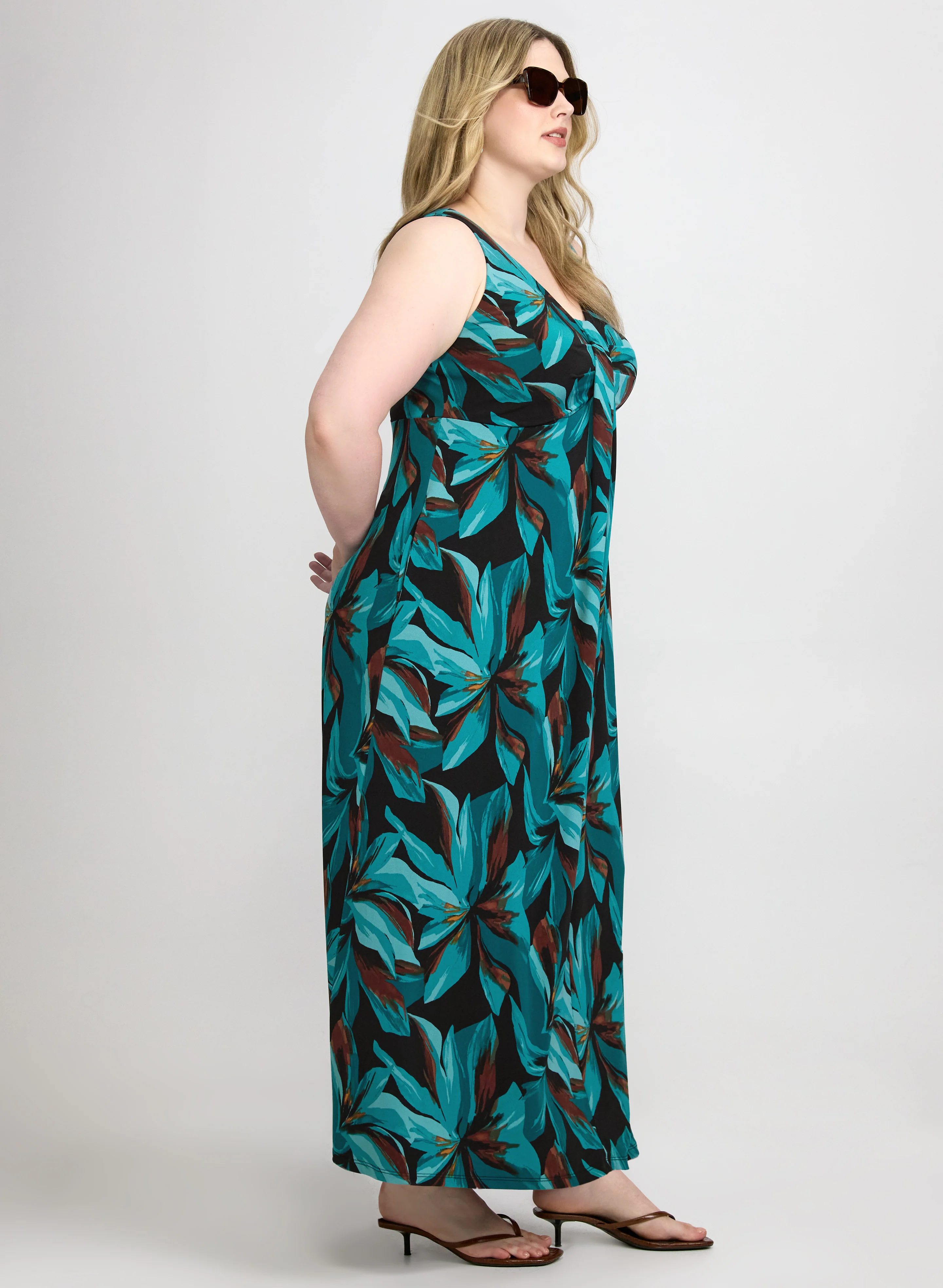 Floral Jersey Dress - Image 2