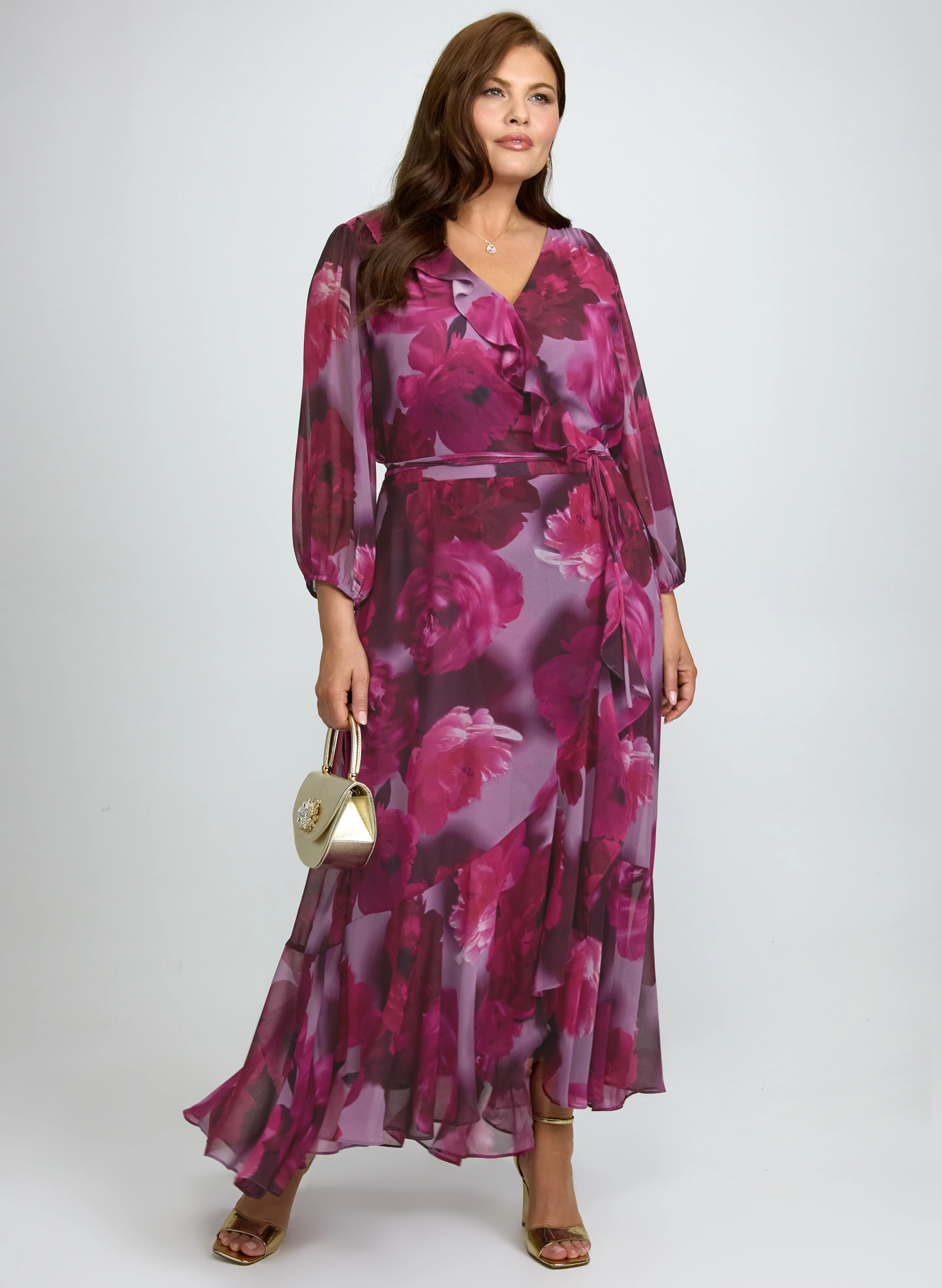 Floral Chiffon Dress
