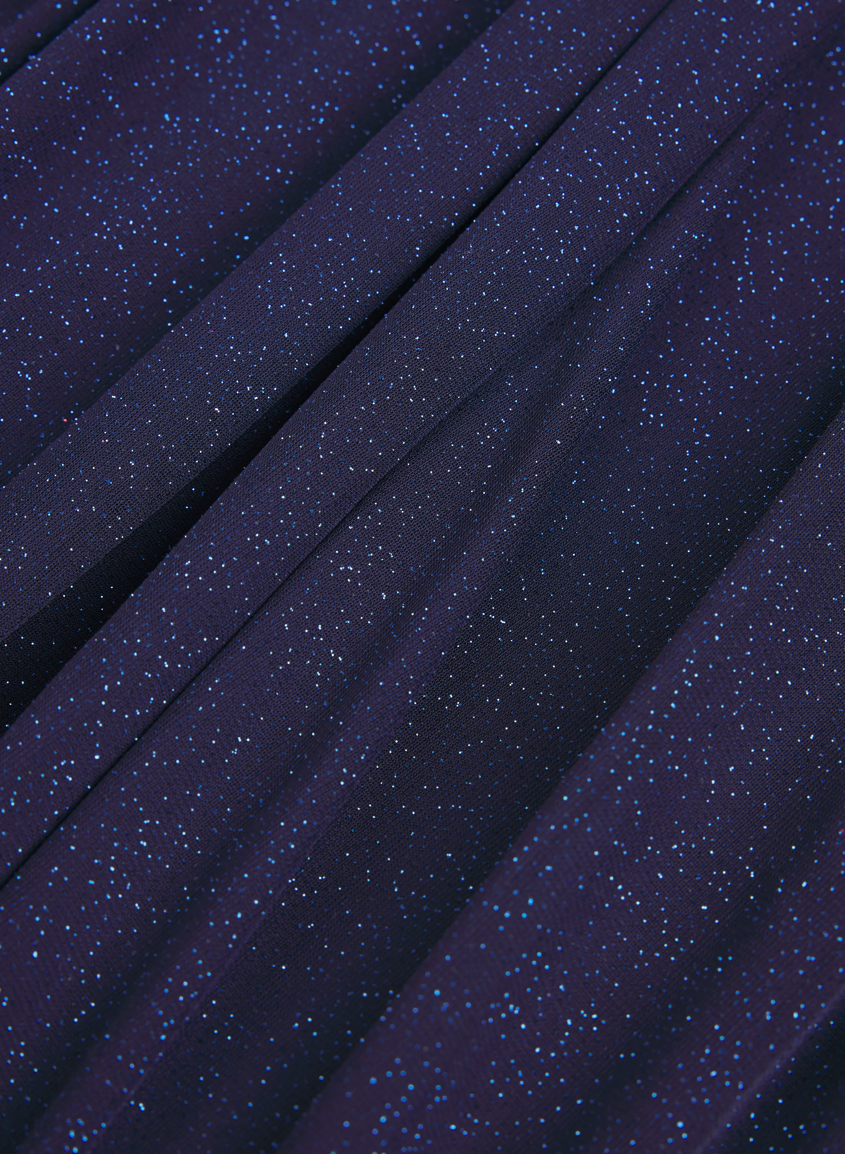 Glitter Mesh A-Line Dress - Image 7