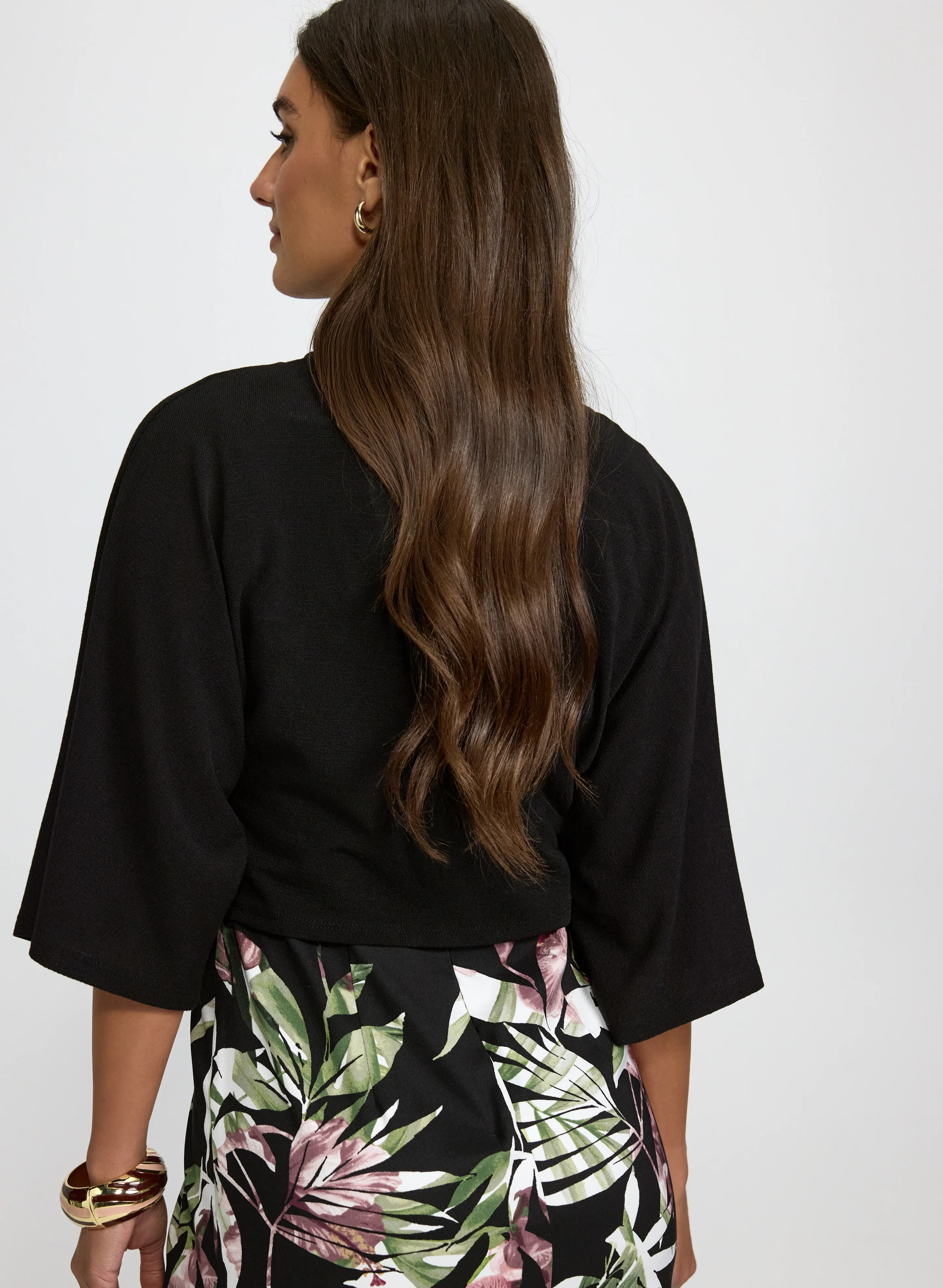 Half Sleeve Knit Bolero - Image 4