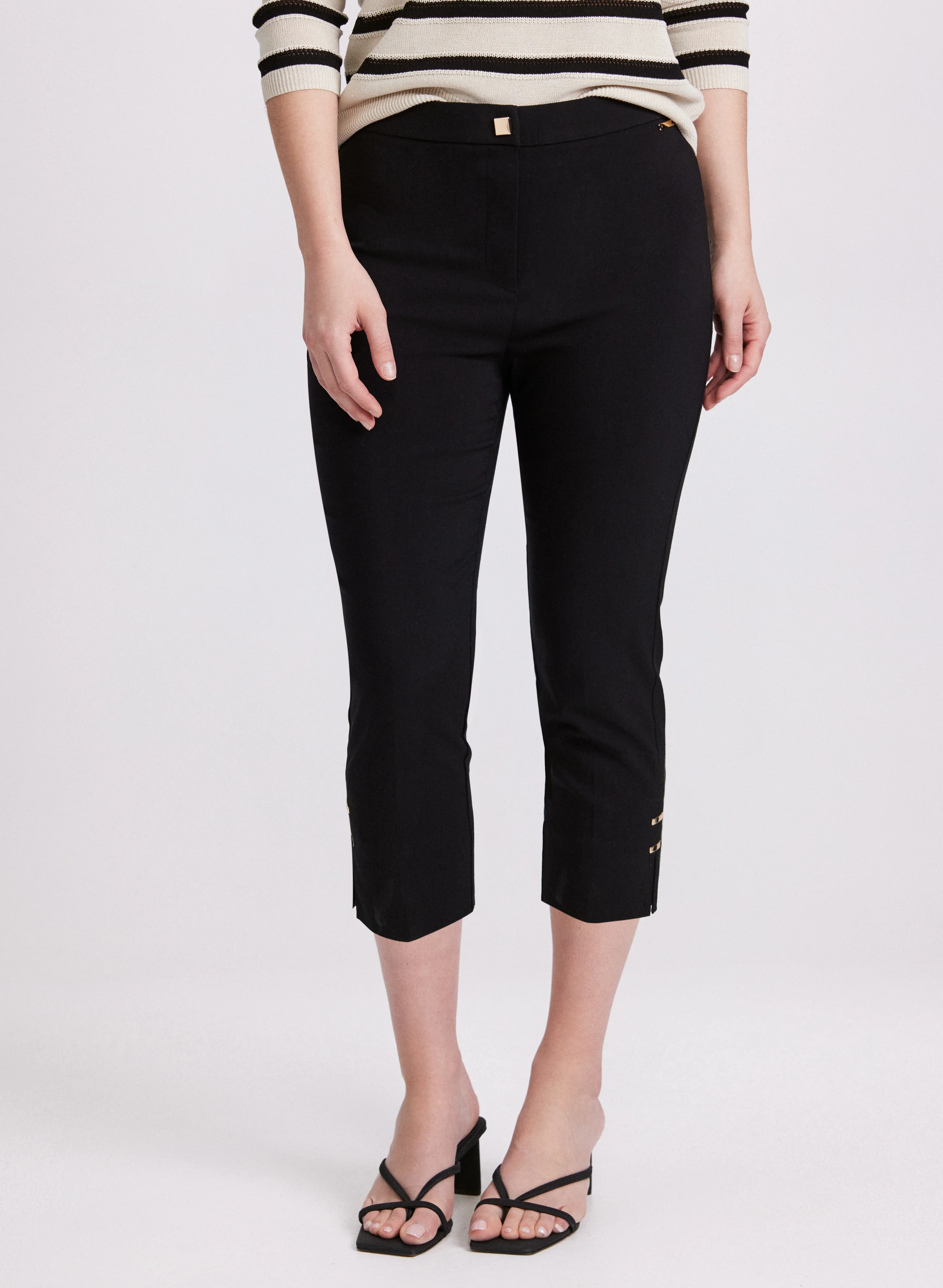 High-Rise Bengaline Capris