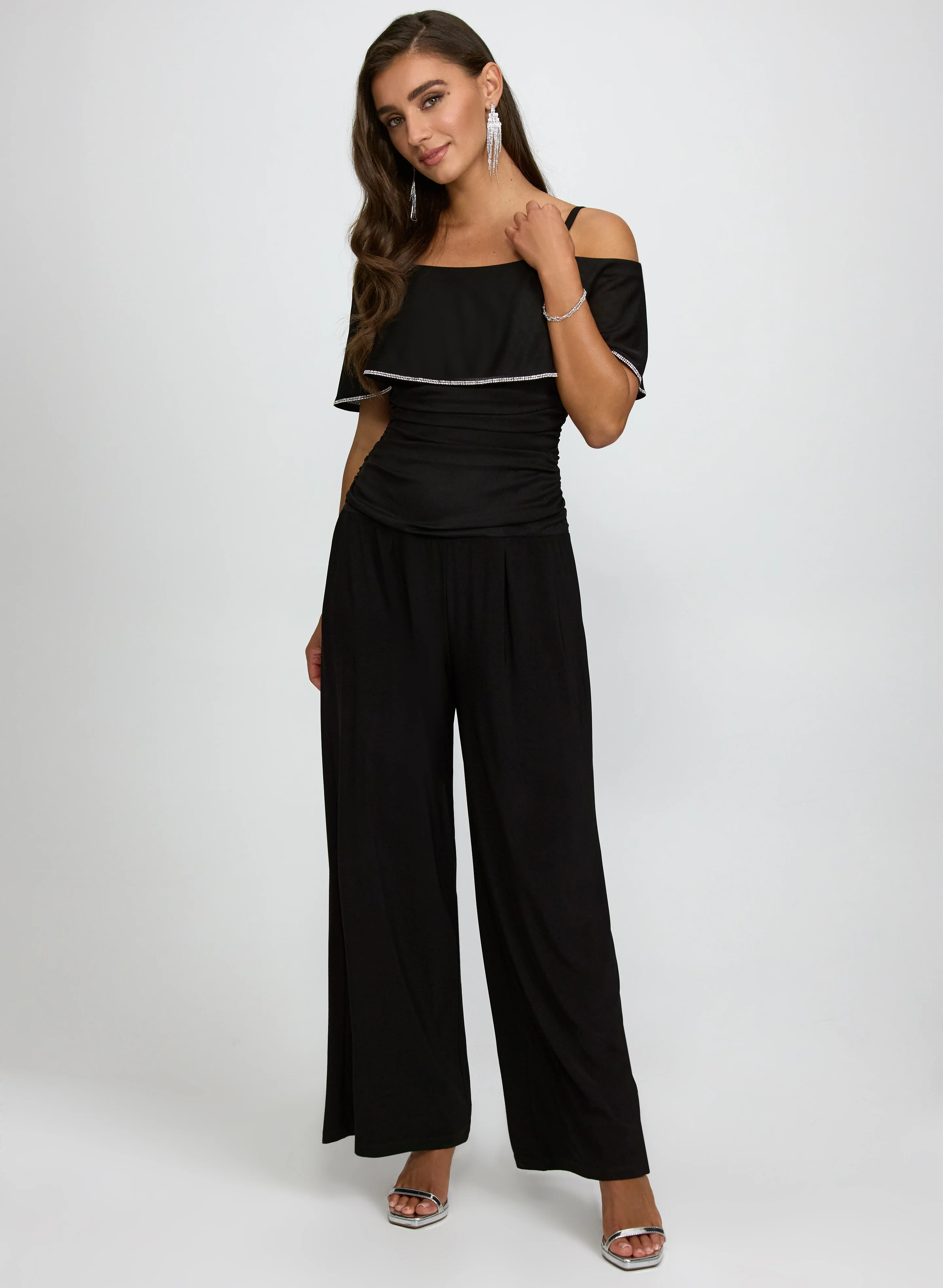 Jersey Wide-Leg Jumpsuit