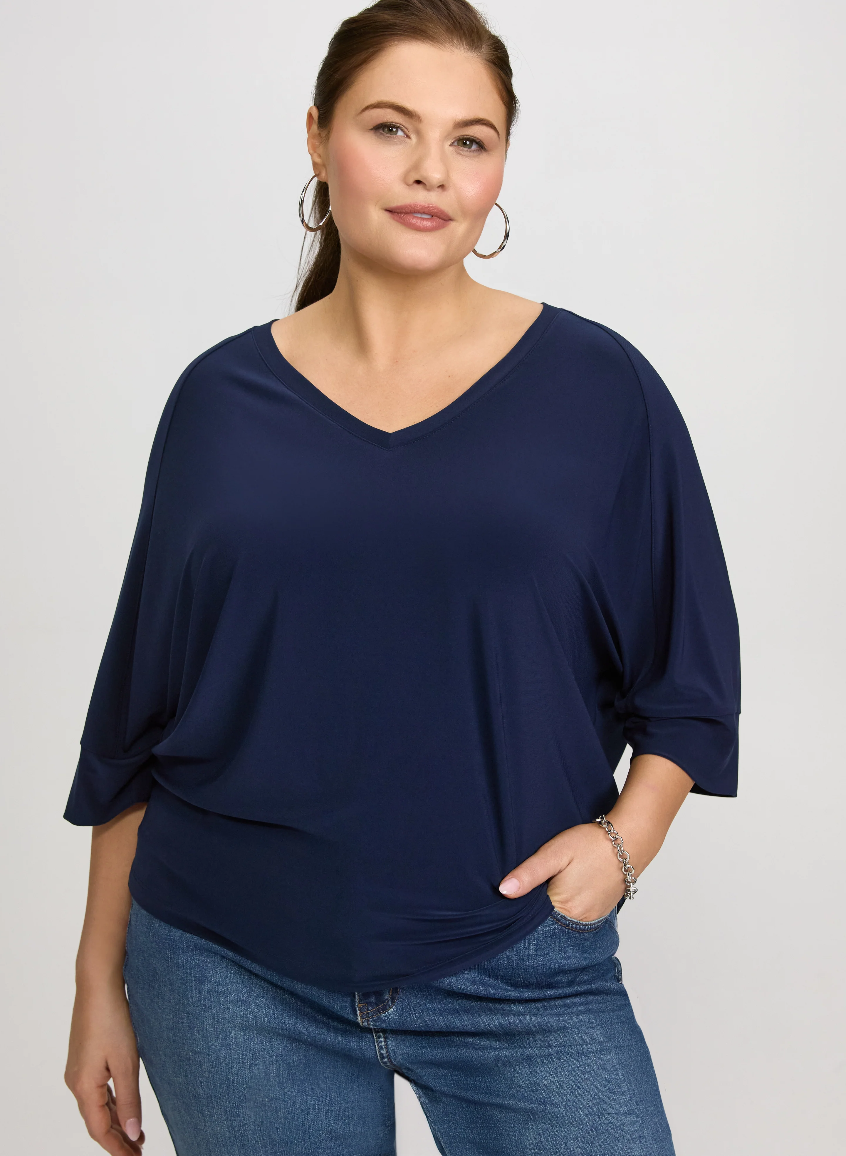 Joseph Ribkoff - Elbow Sleeve Top