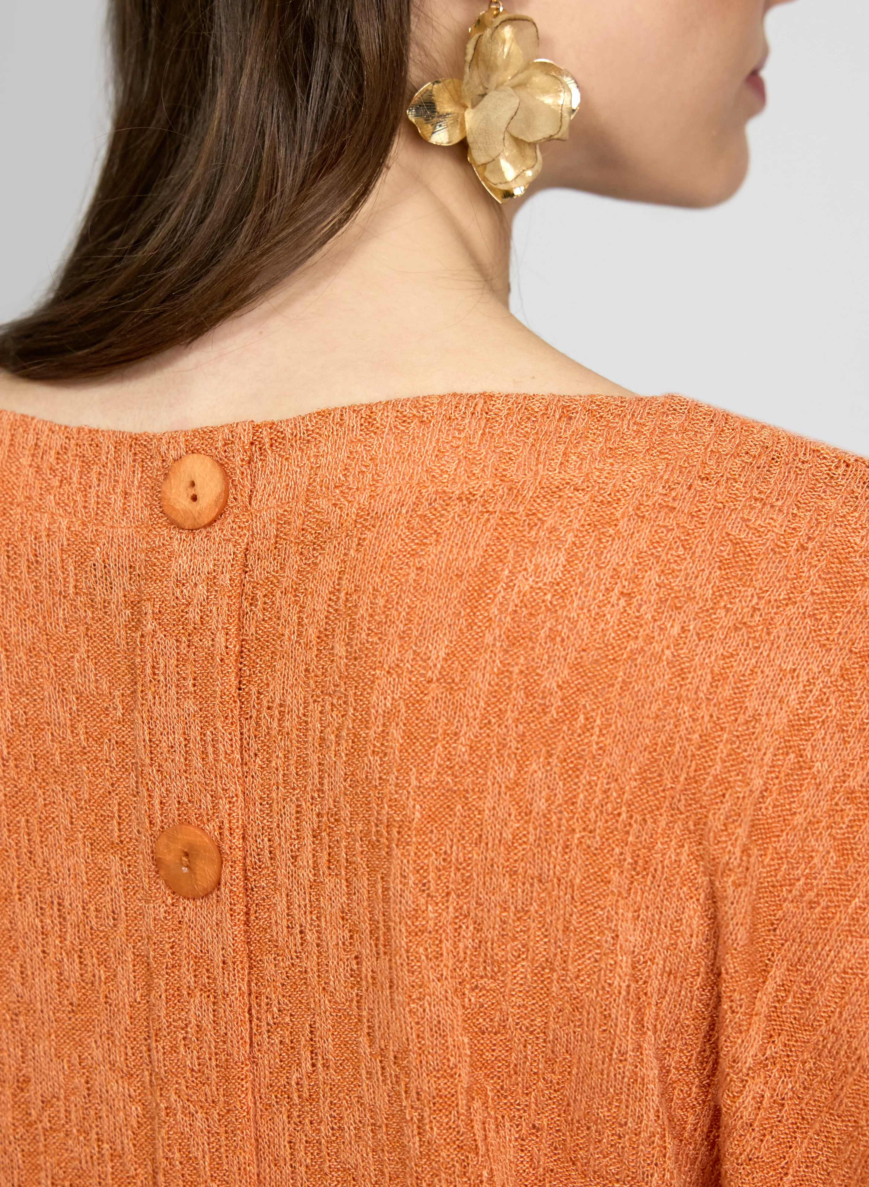 Knit Poncho-Style Top - Image 2