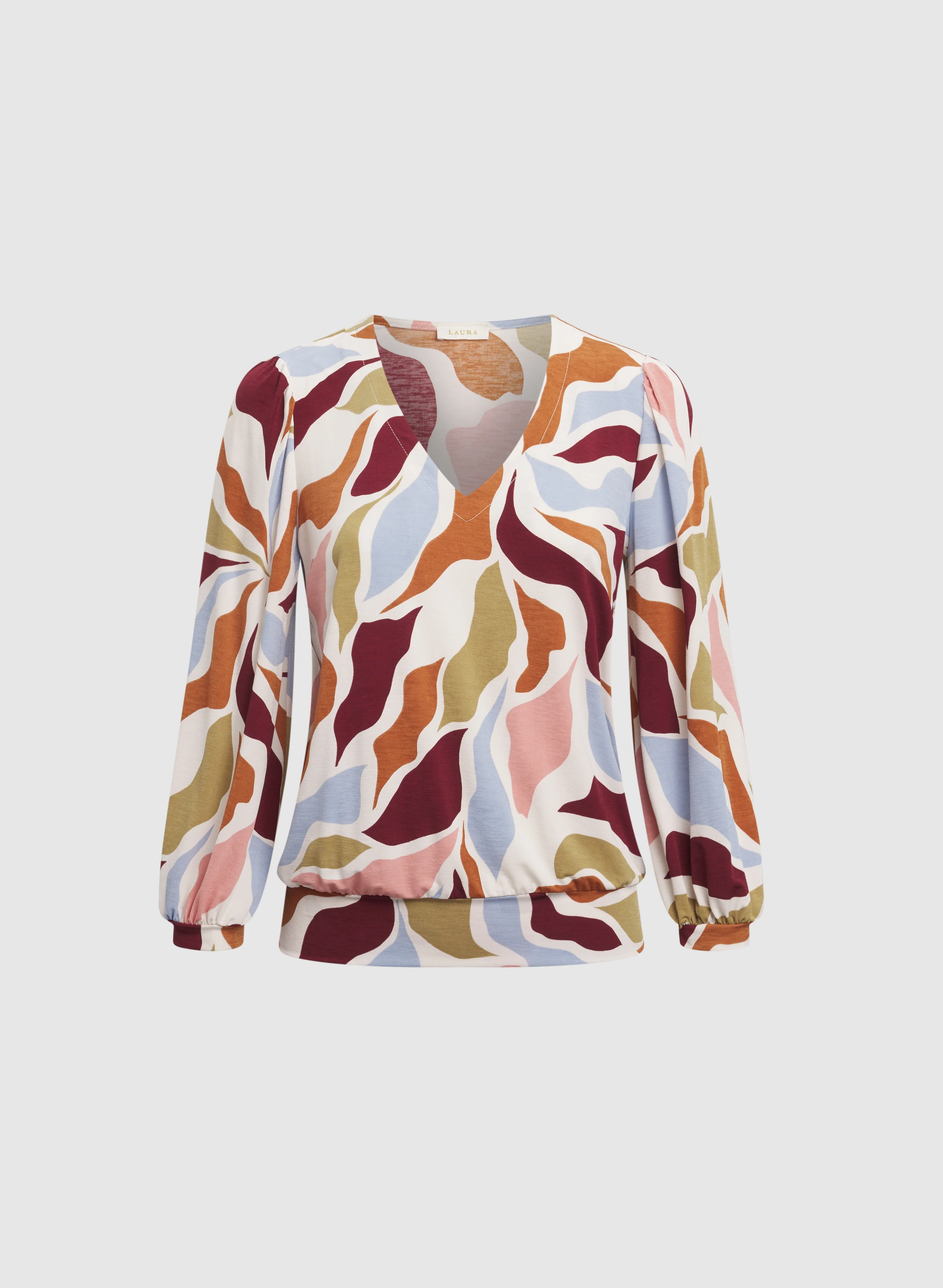 Abstract Print Top - Image 6
