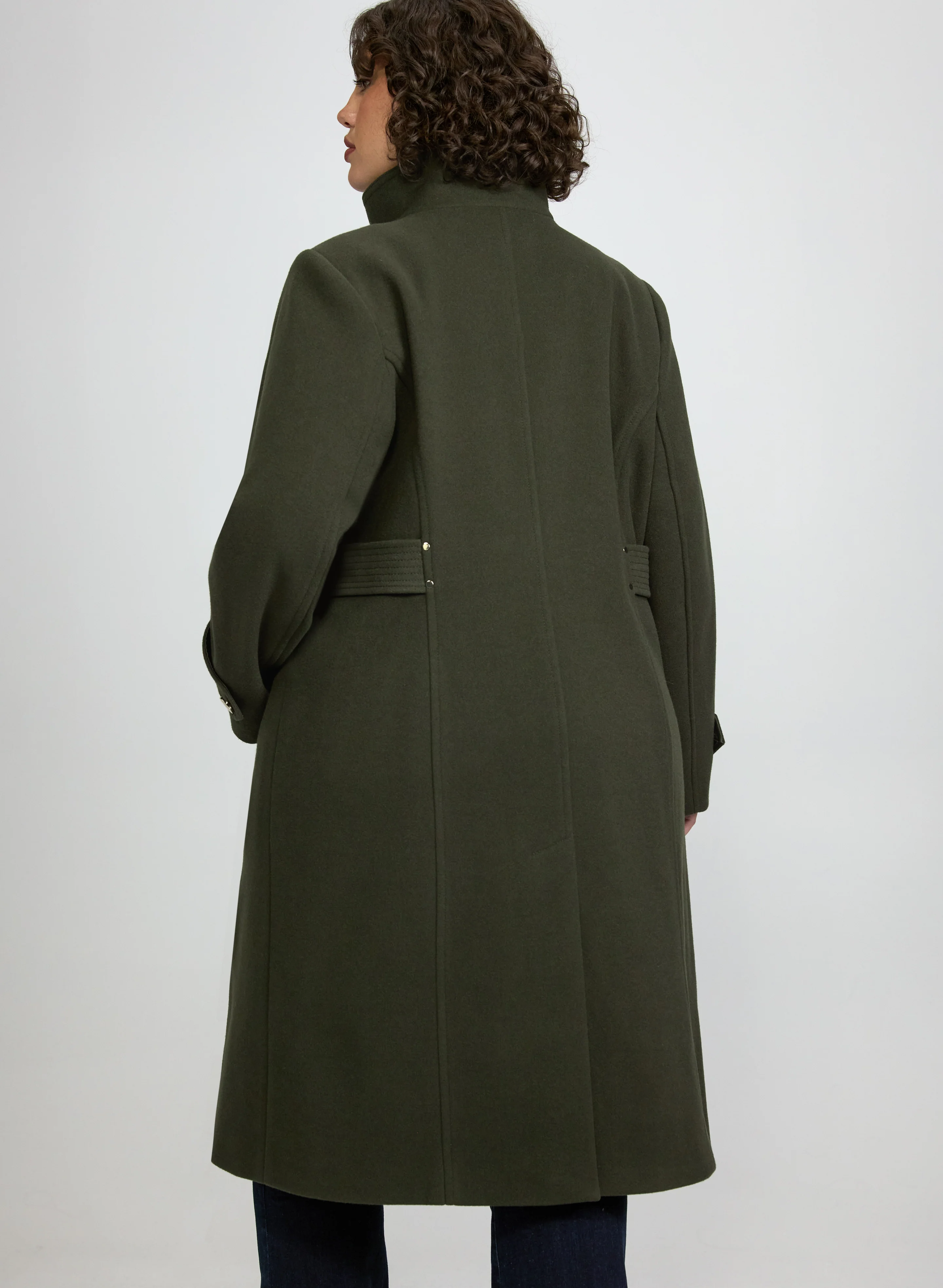 Long Button-Down Coat - Image 3