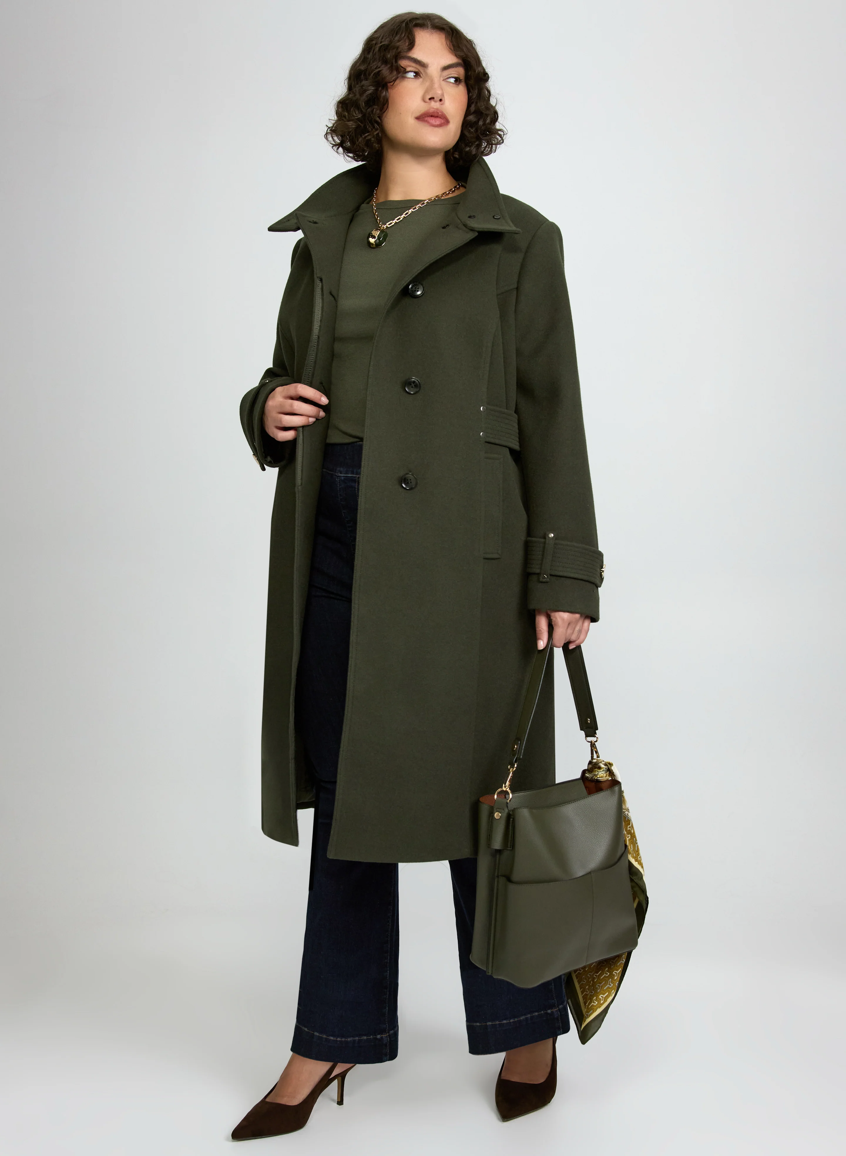 Long Button-Down Coat - Image 4