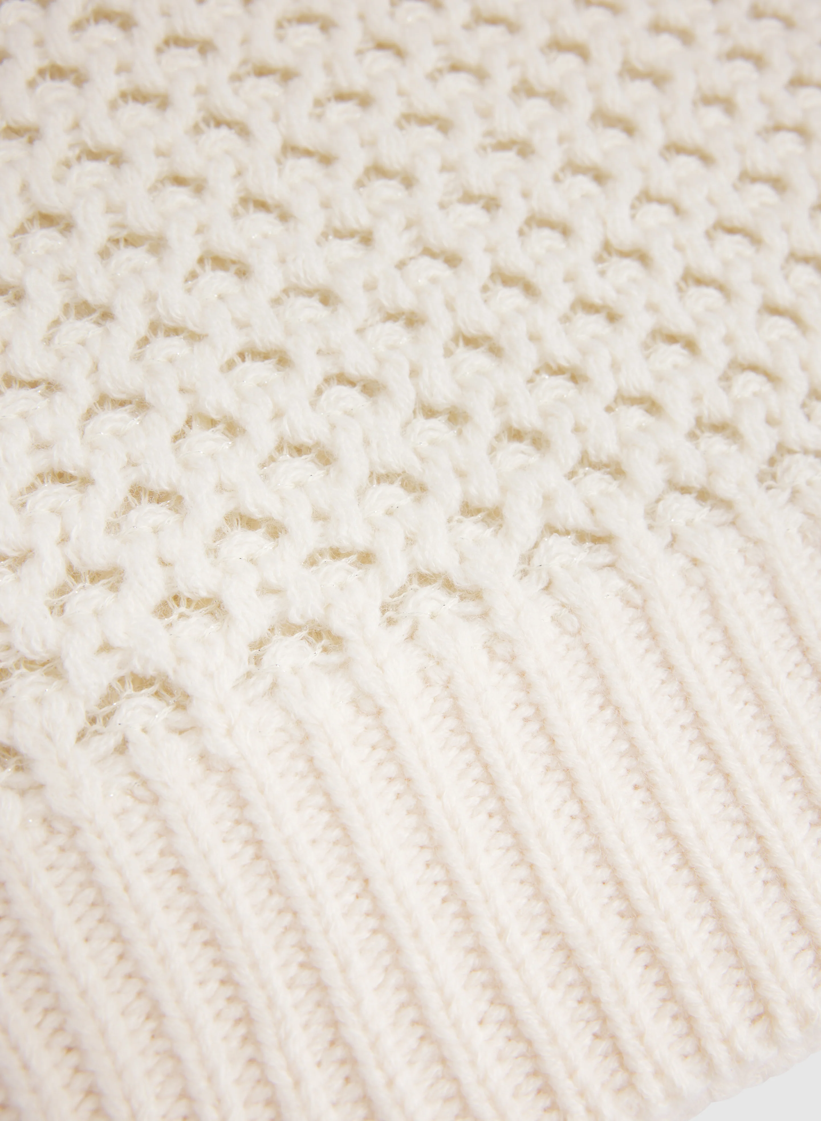 Metallic Open Knit Sweater - Image 7