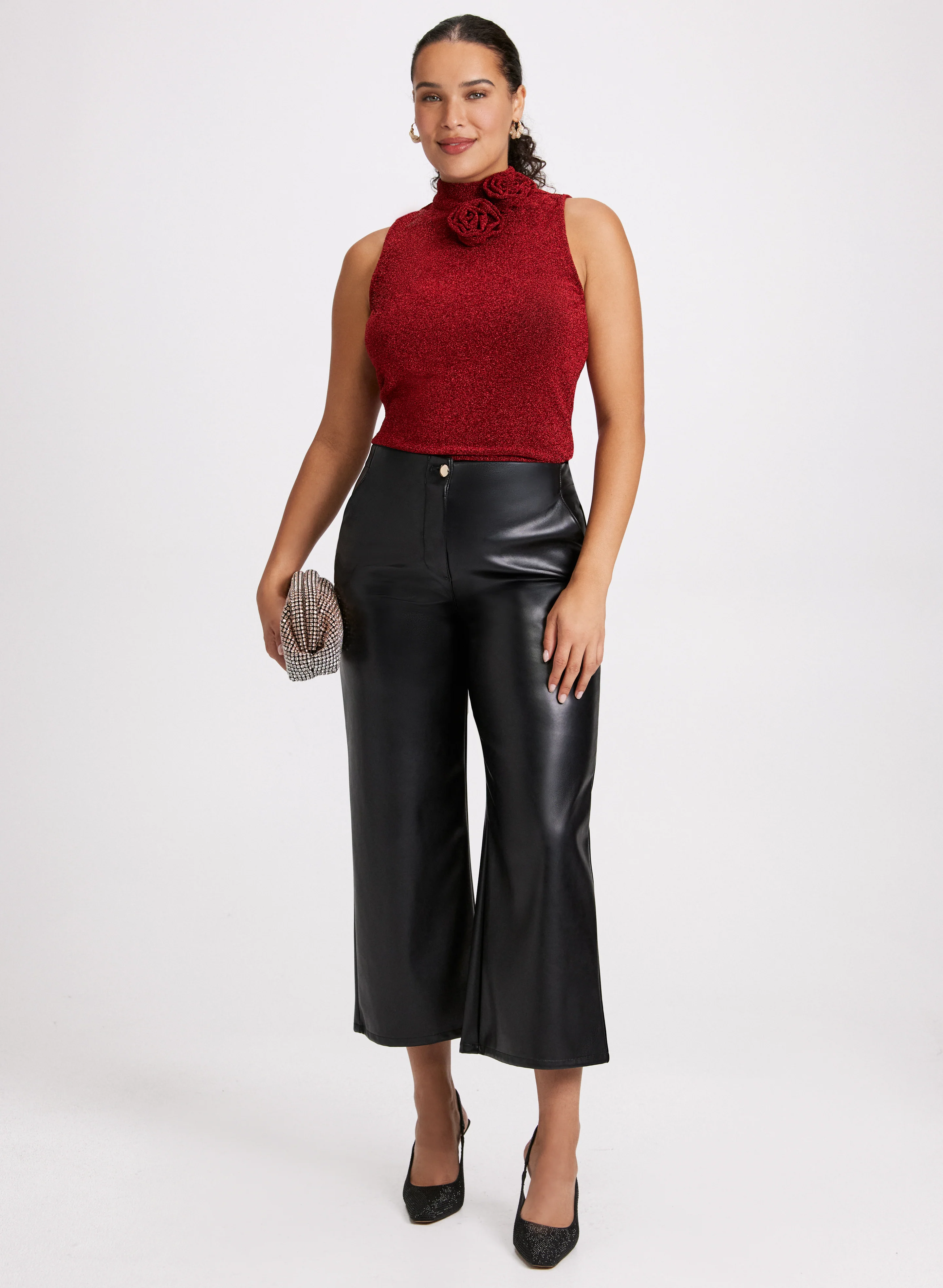 Metallic Sleeveless Top - Image 2
