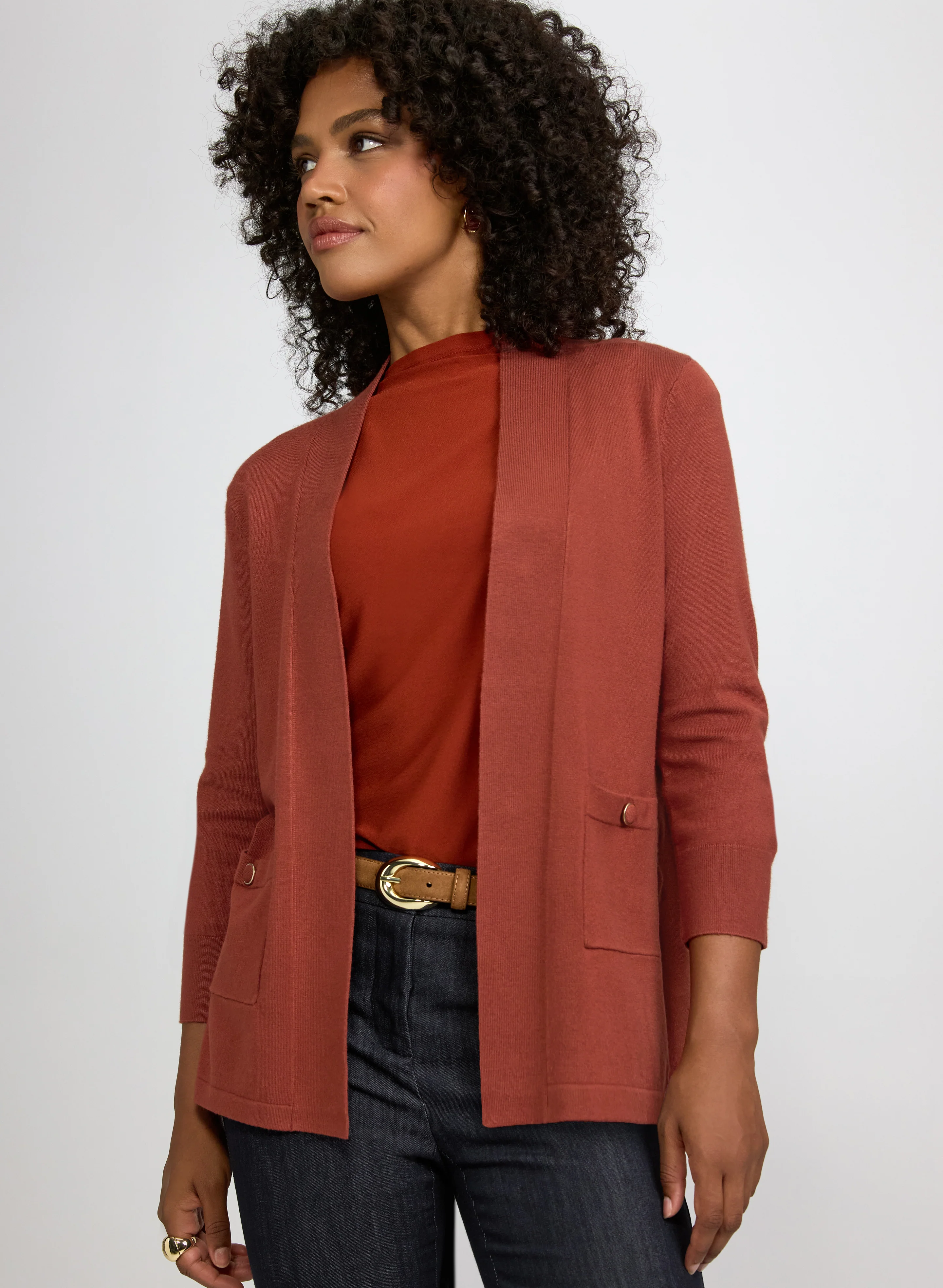 Open Front Cardigan