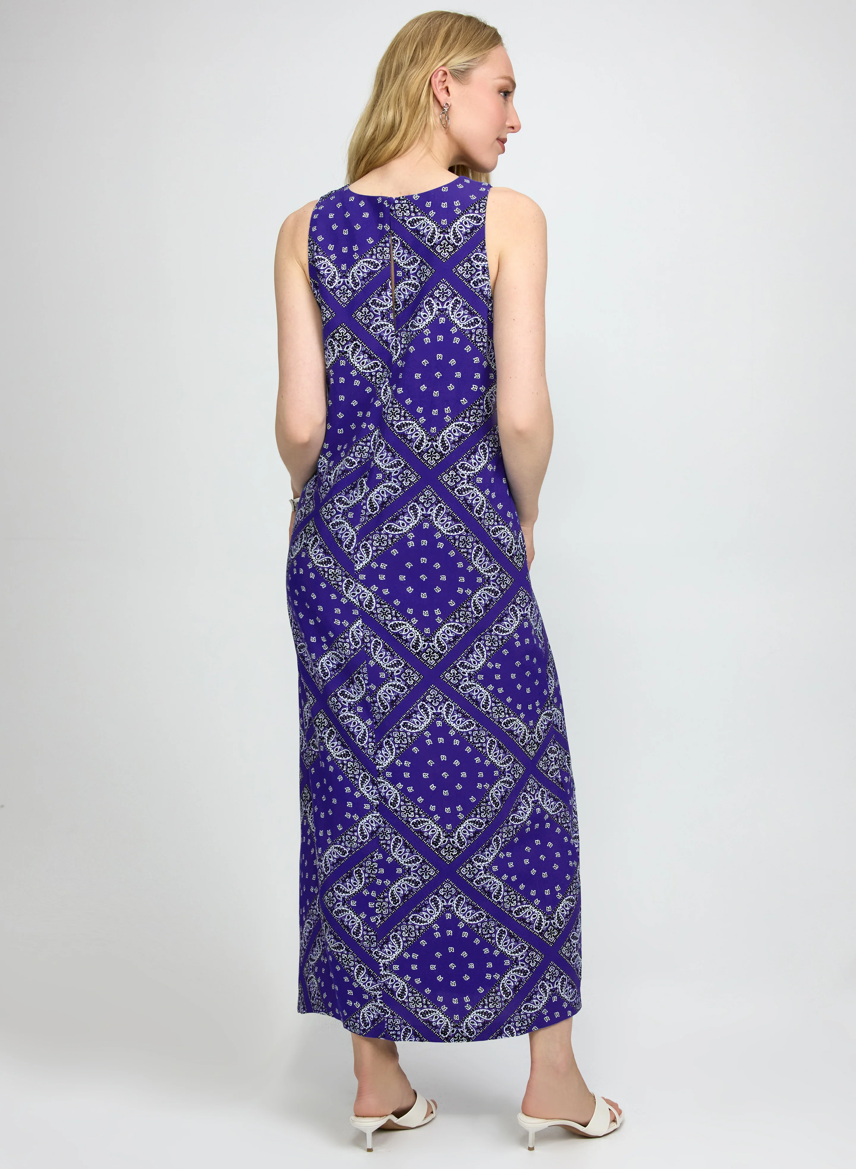 Paisley Print Maxi Dress - Image 3