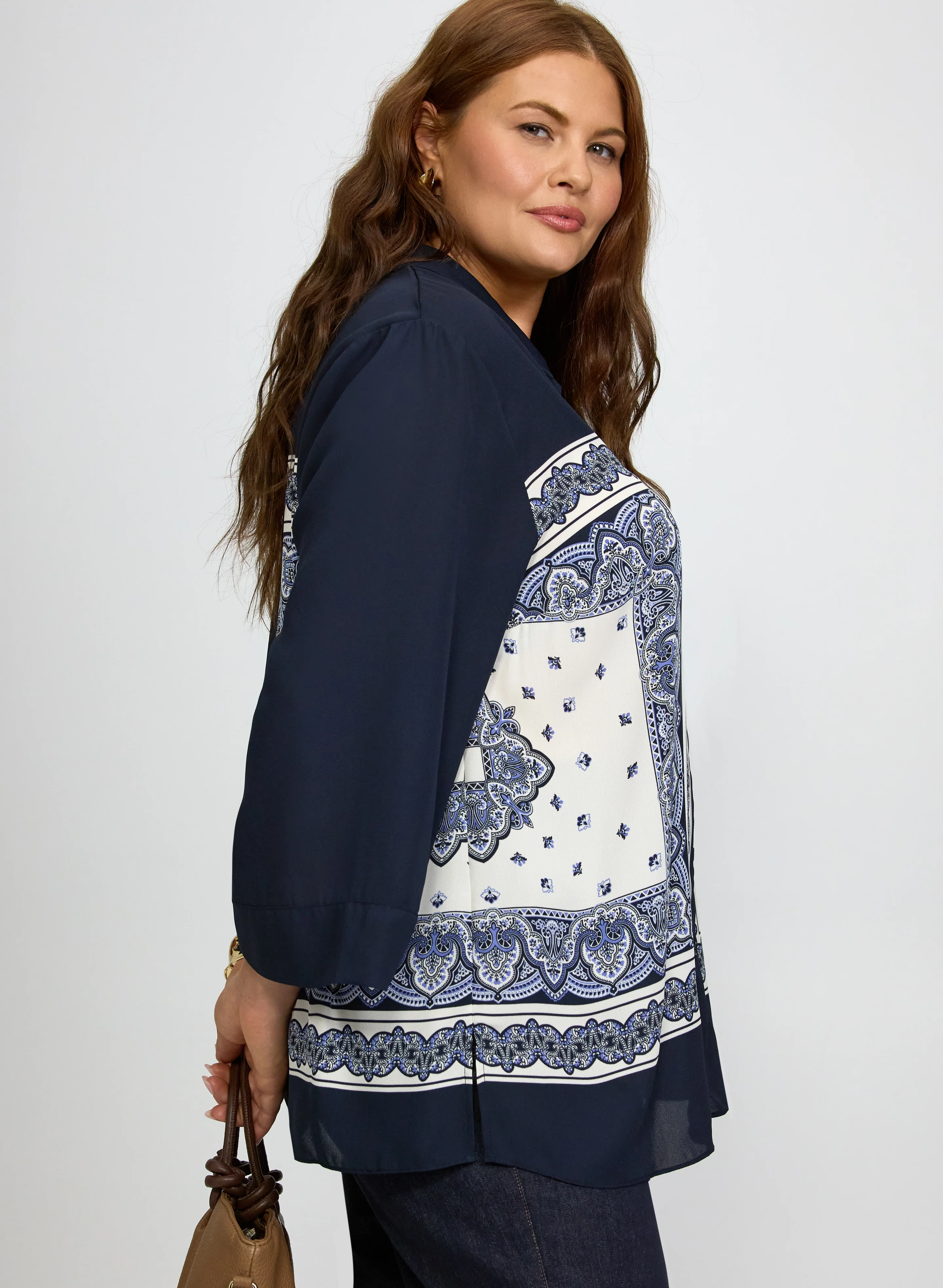 Paisley Button-Down Blouse - Image 5