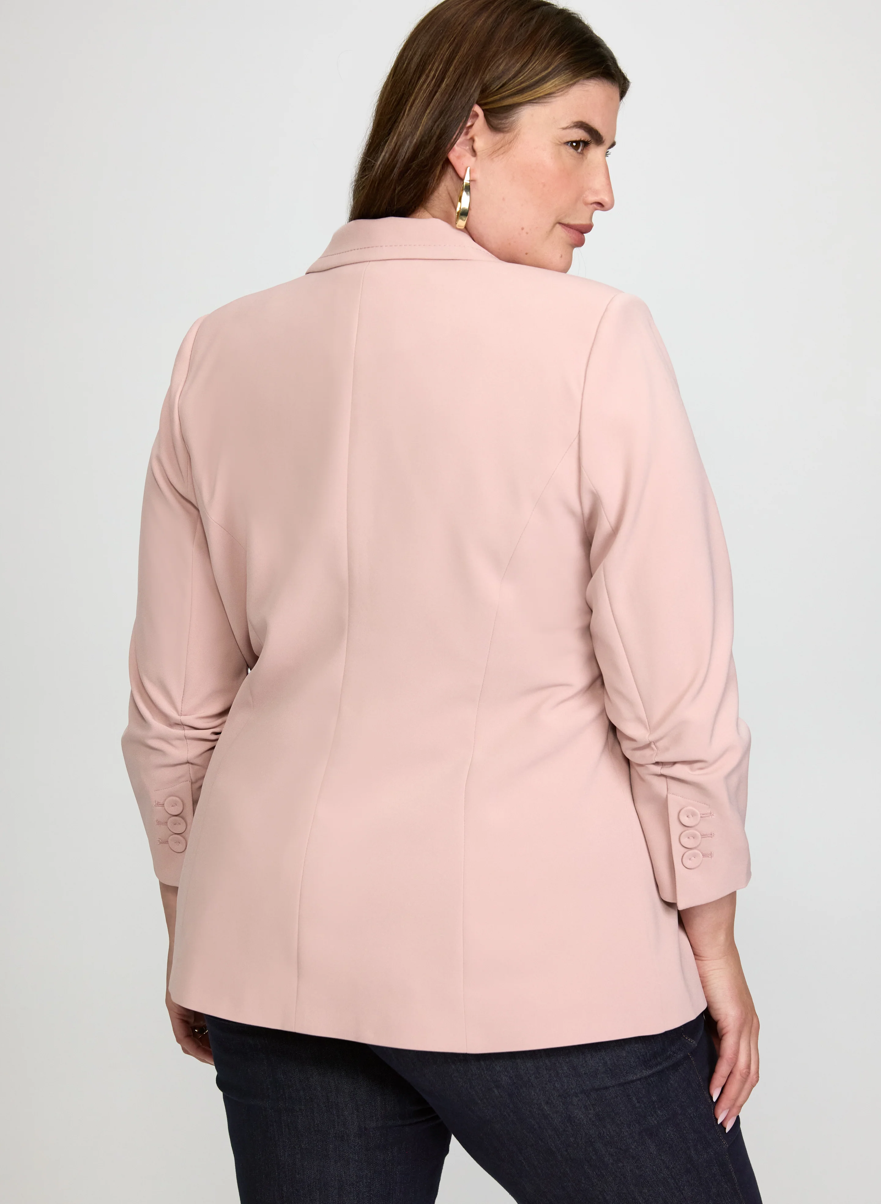 Peaked Lapel Blazer - Image 5