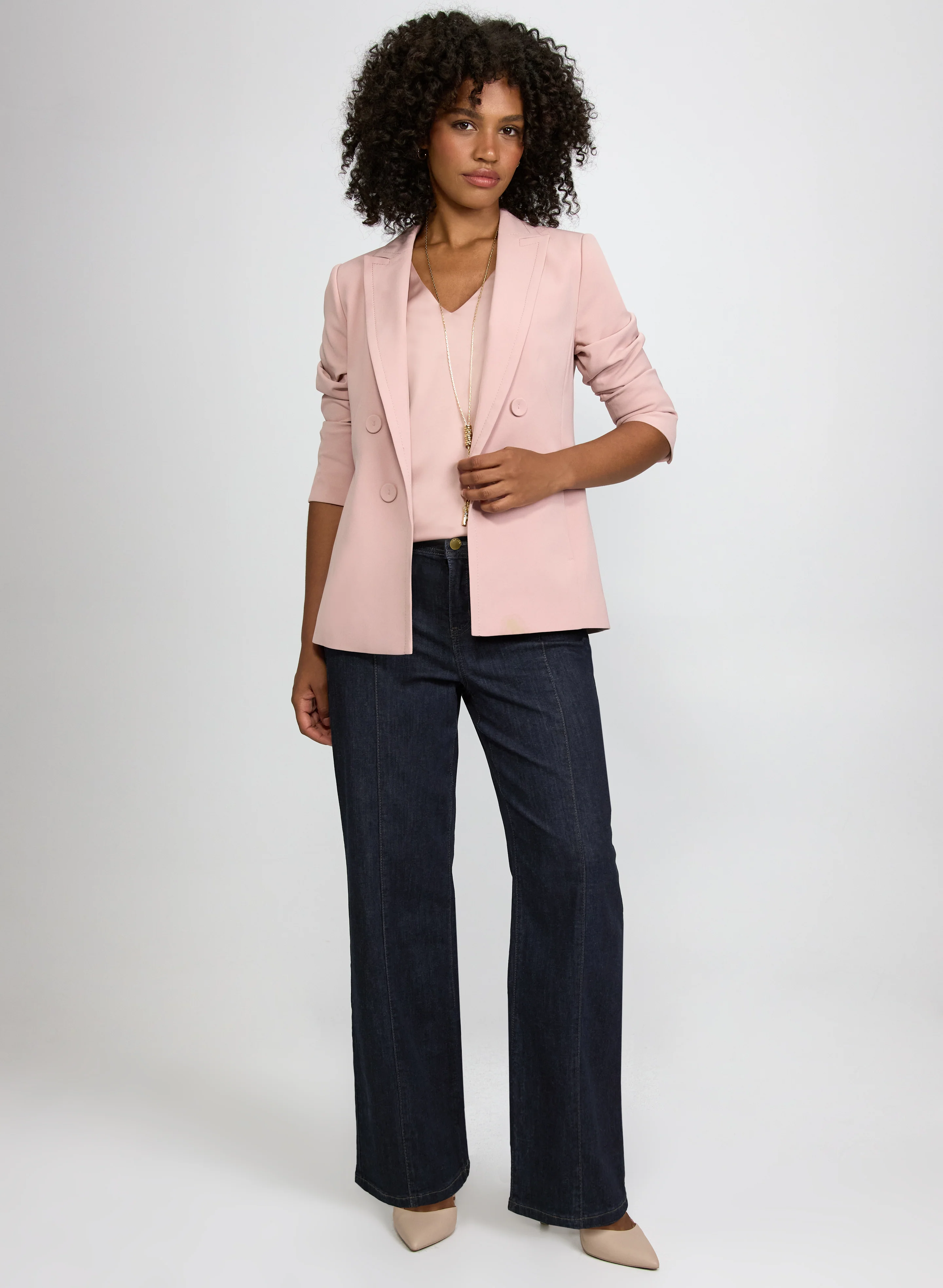 Peaked Lapel Blazer - Image 3