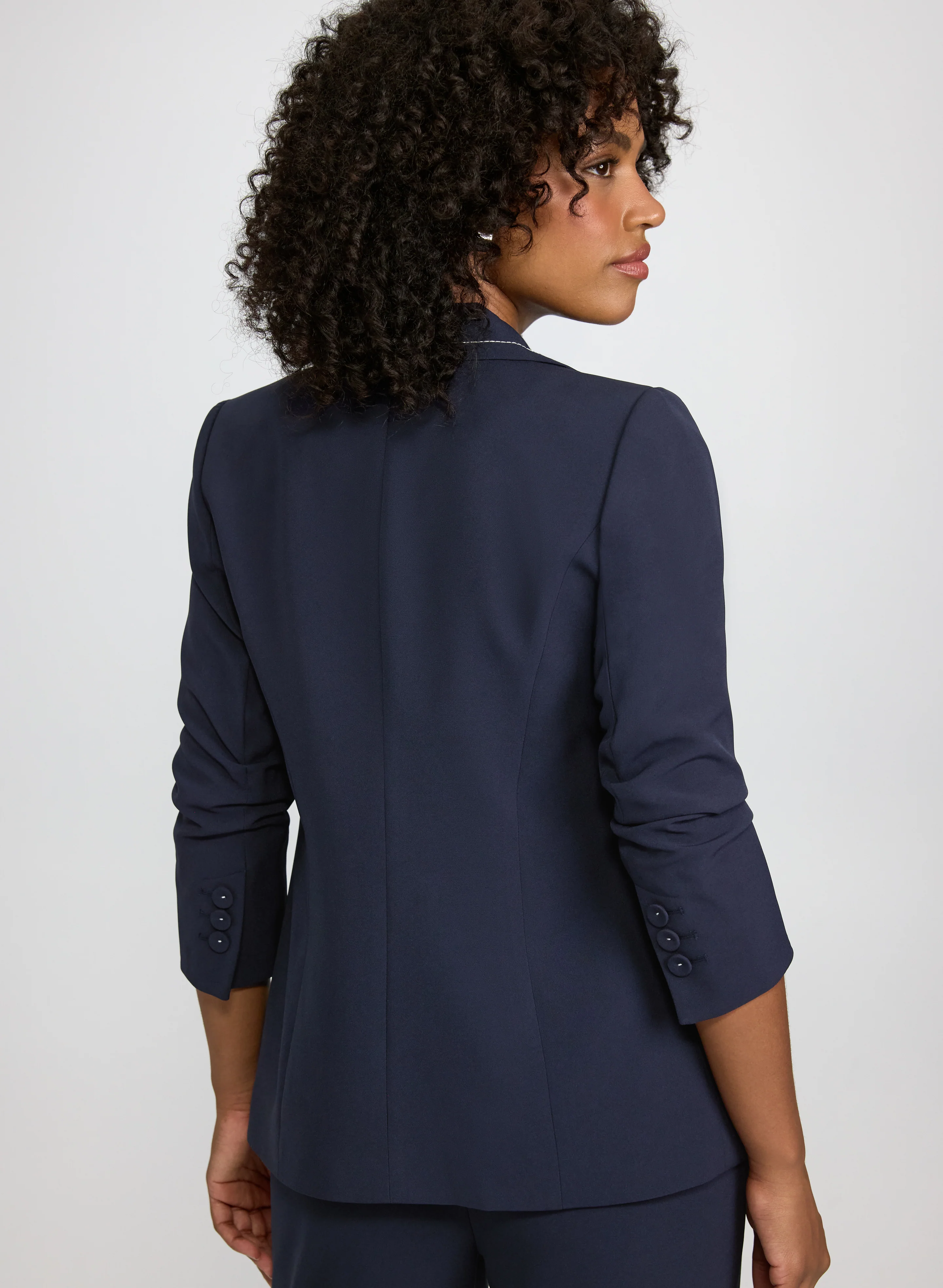 Peaked Lapel Blazer - Image 5