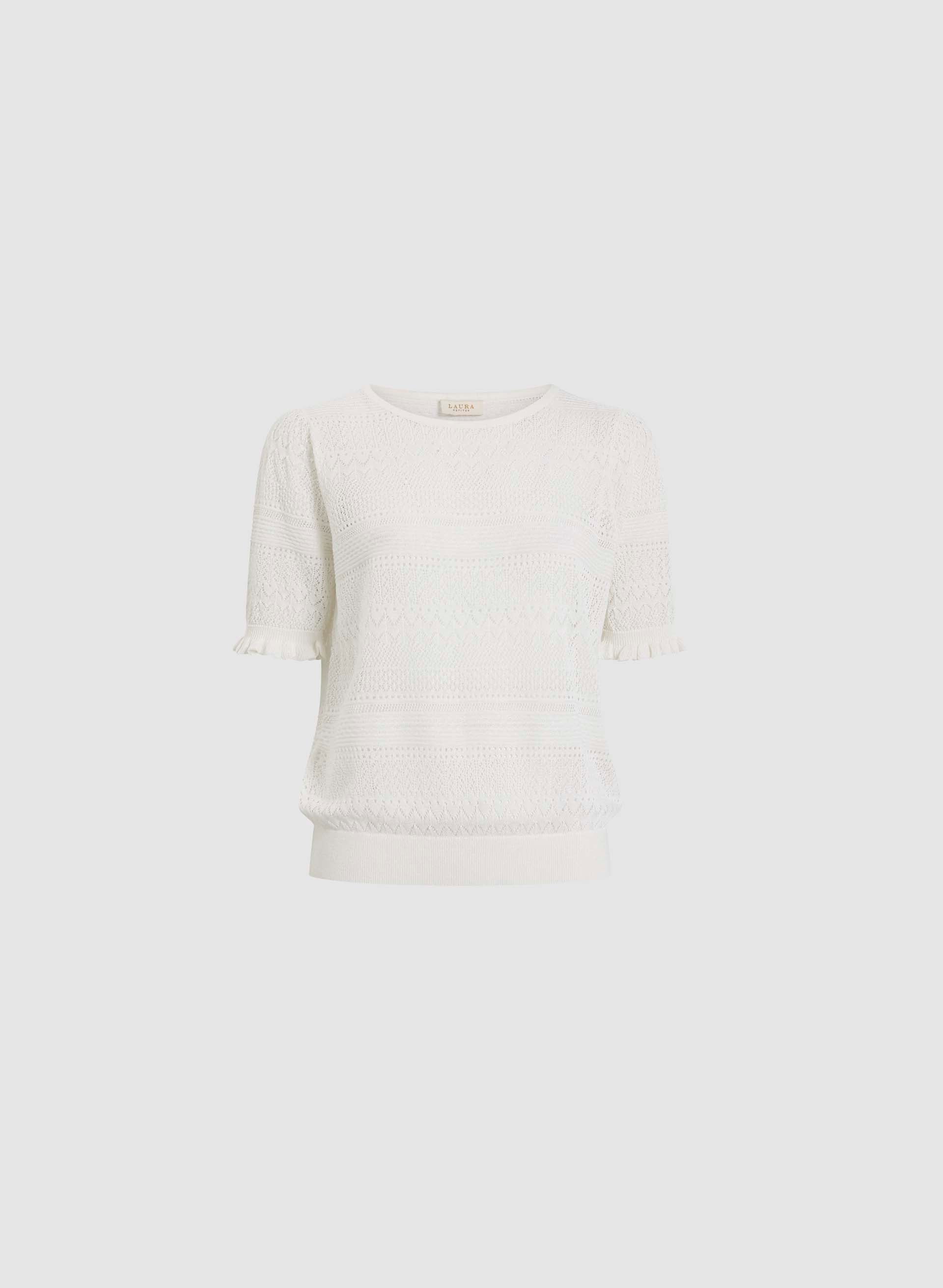 Pointelle Knit Top - Image 6