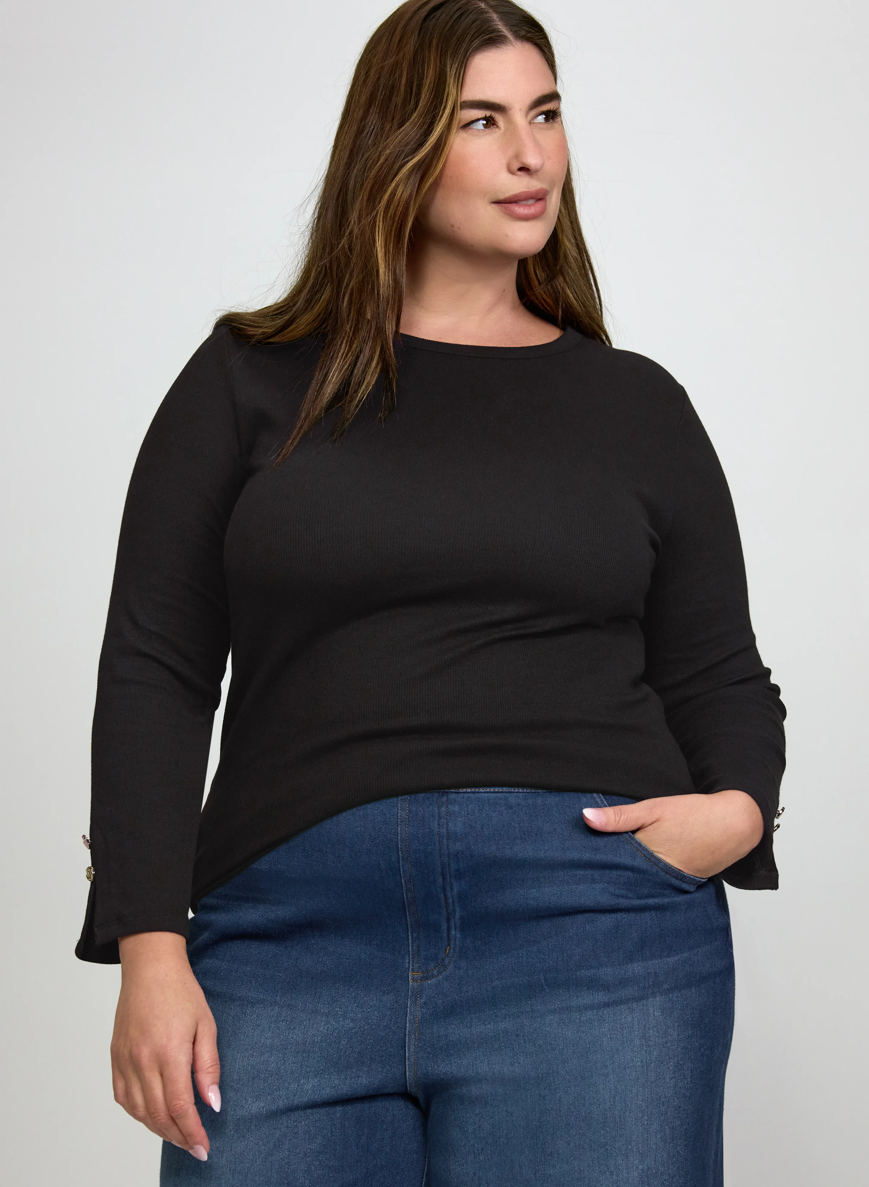 Rib Cotton & Modal Top