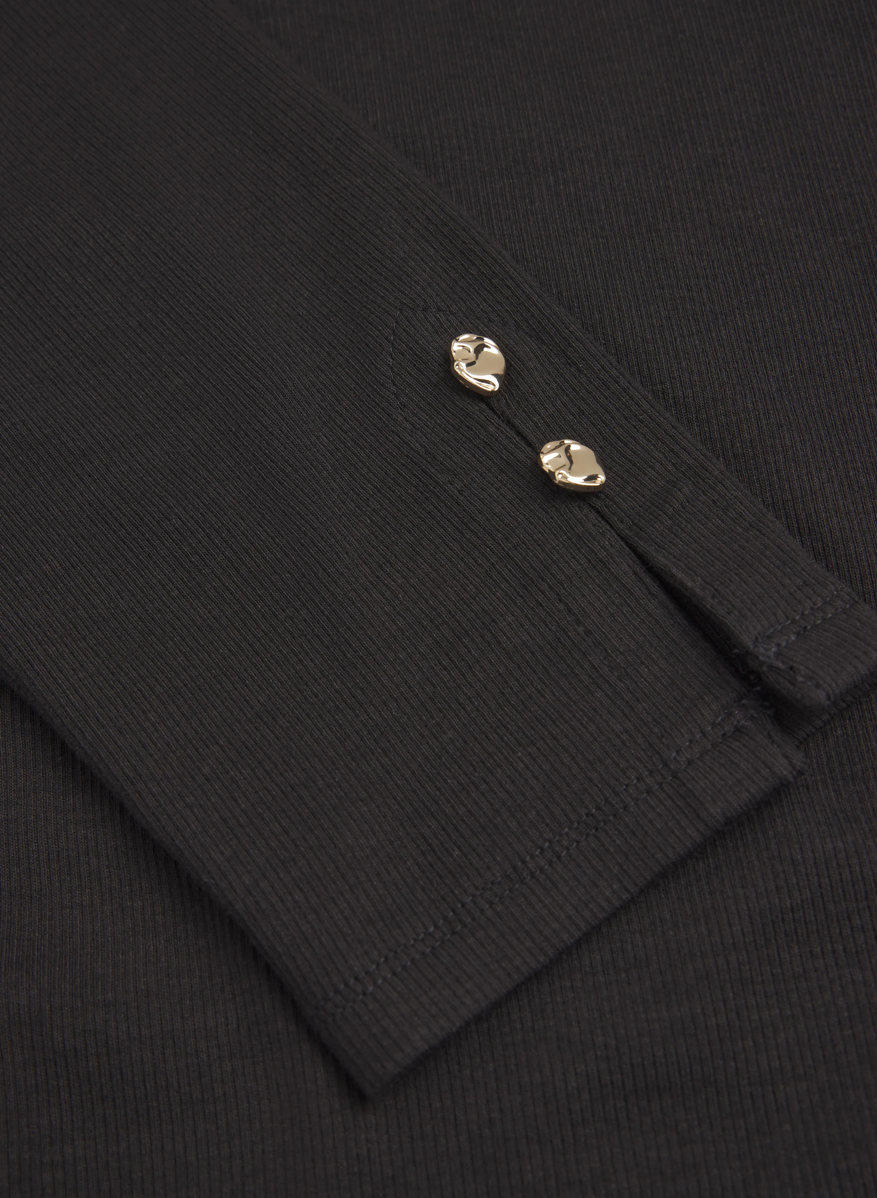 Rib Cotton & Modal Top - Image 7