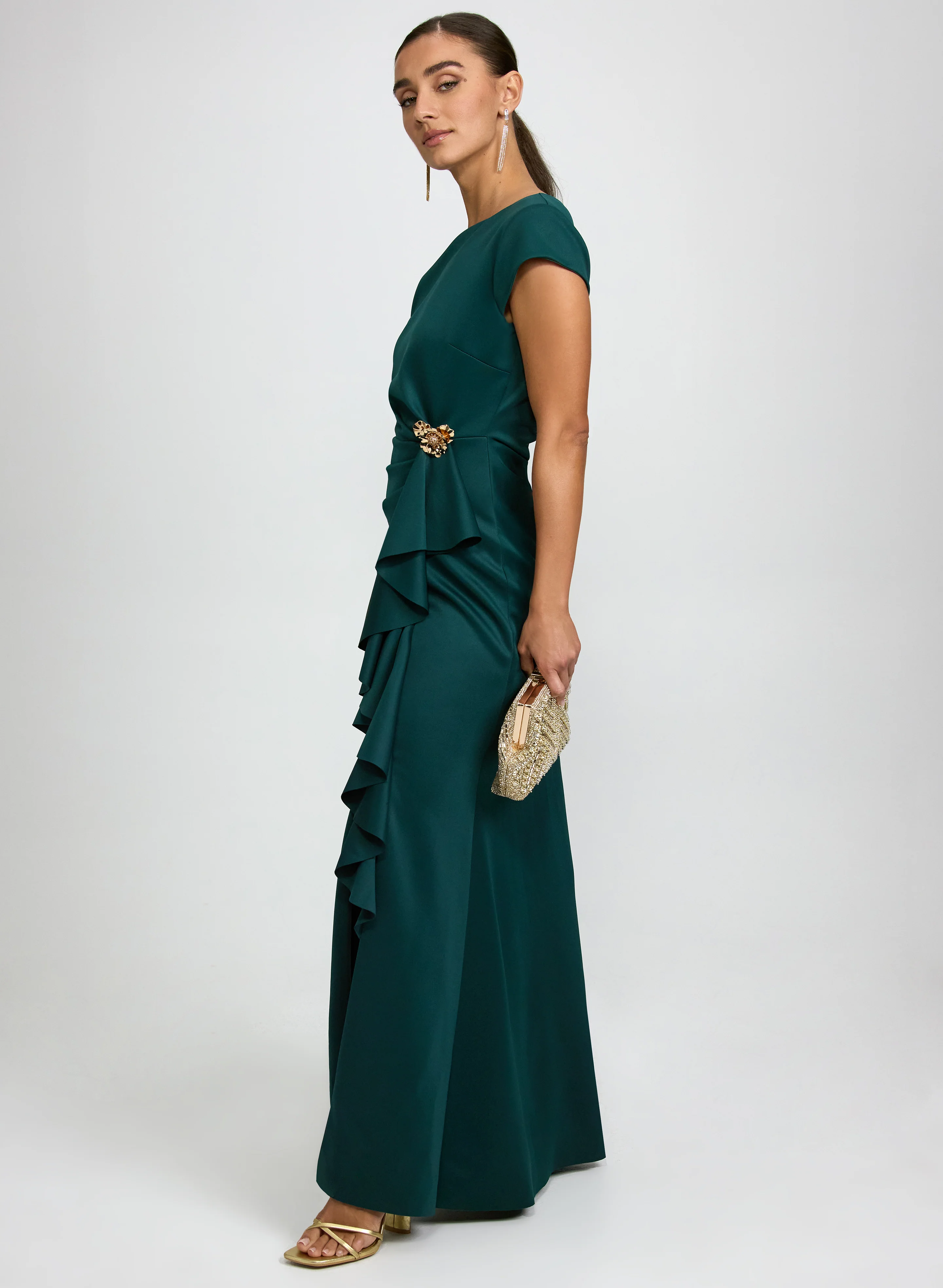 Ruffle Detail Dress - Image 2