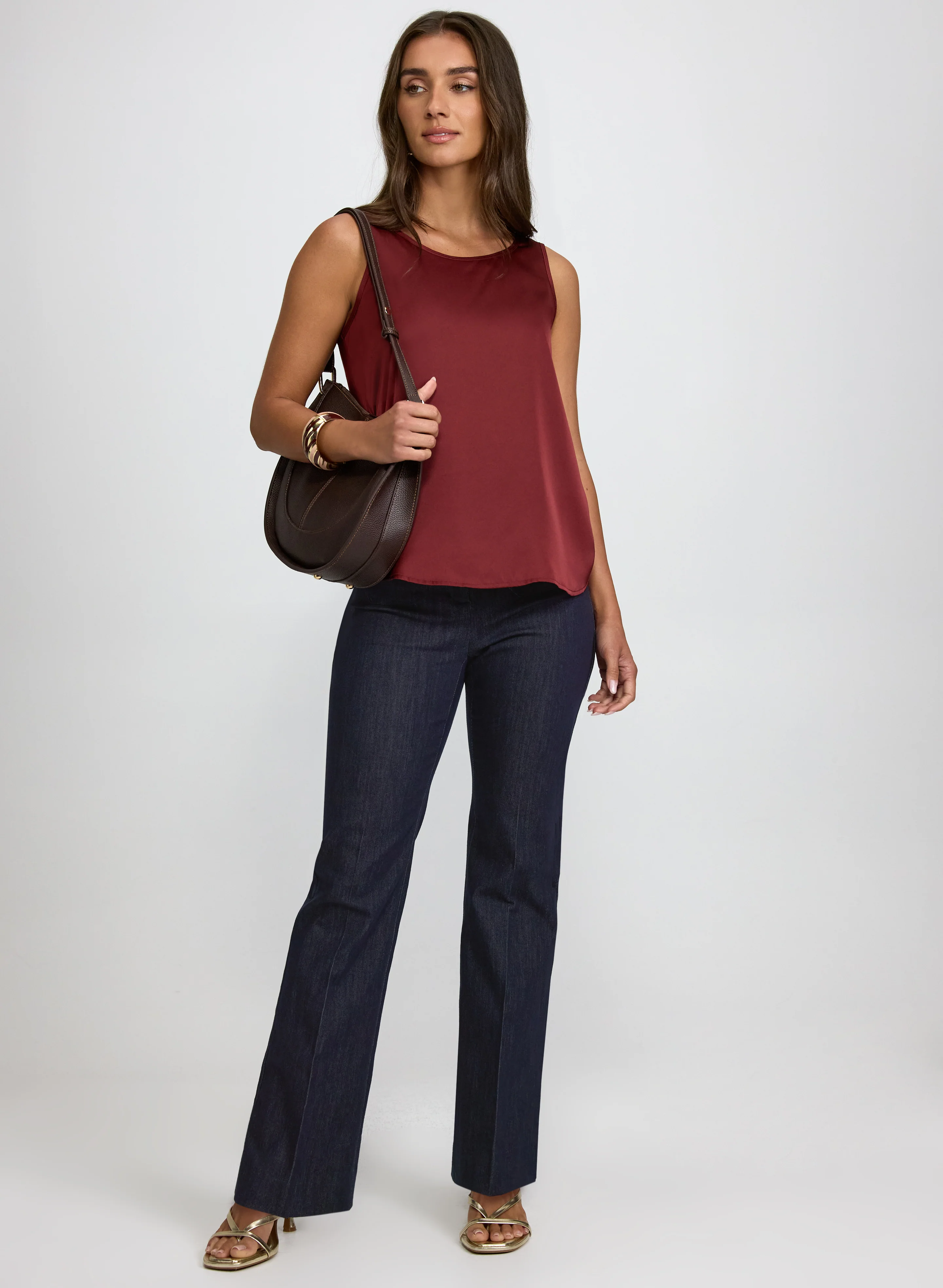 Satin Sleeveless Top - Image 3