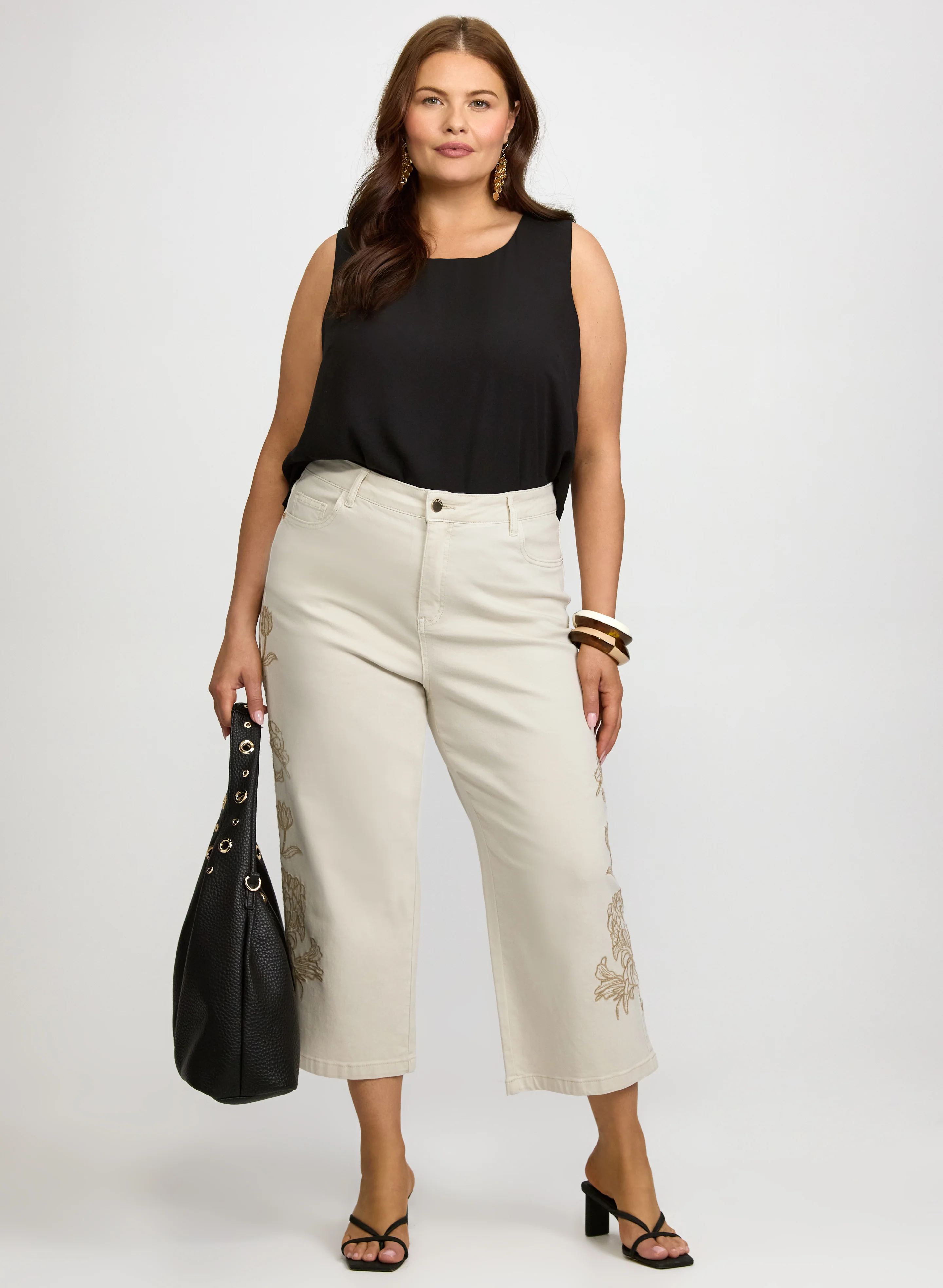 Sleeveless Crepe Blouse - Image 3