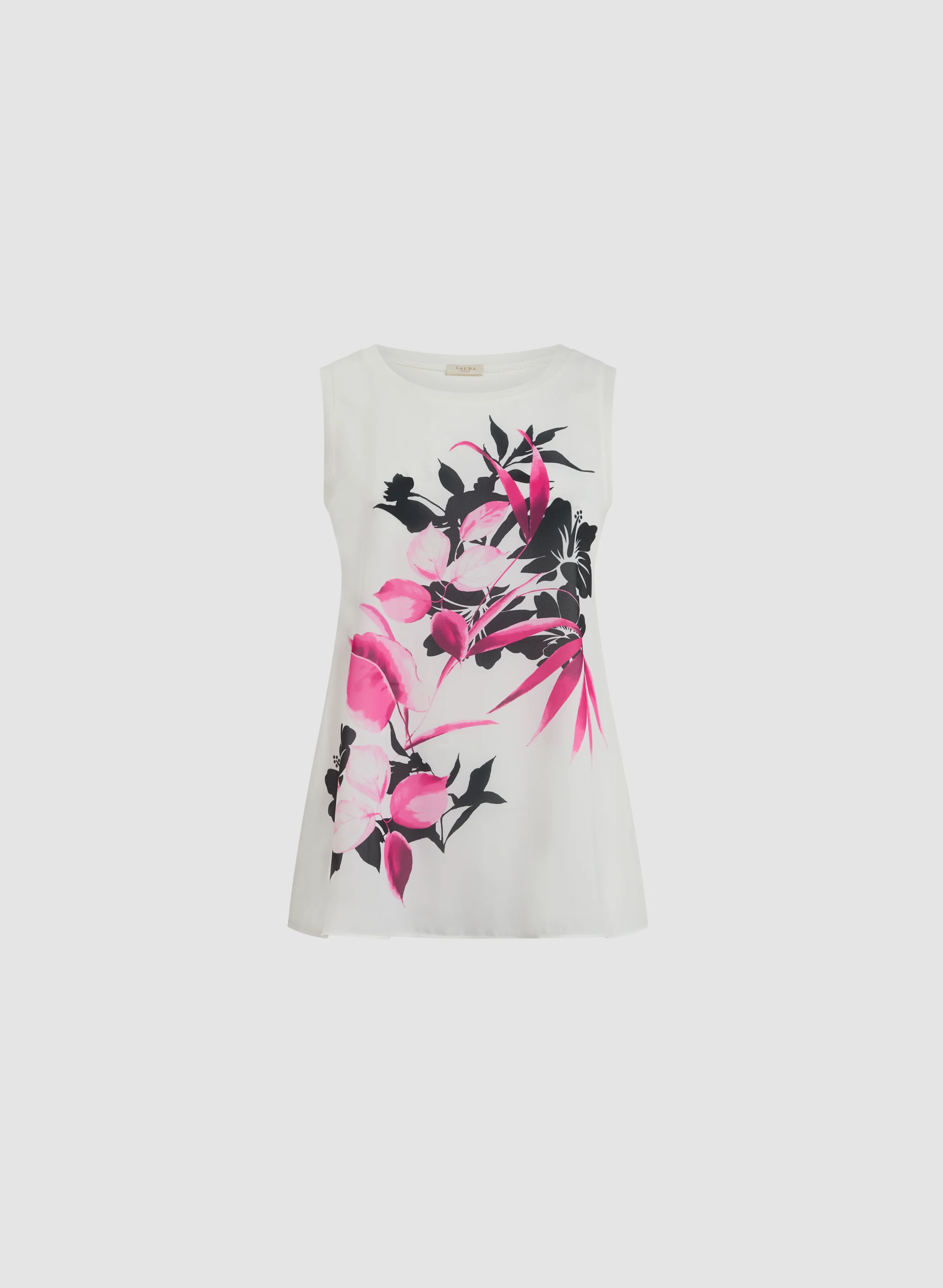 Floral Placement Print Top - Image 6