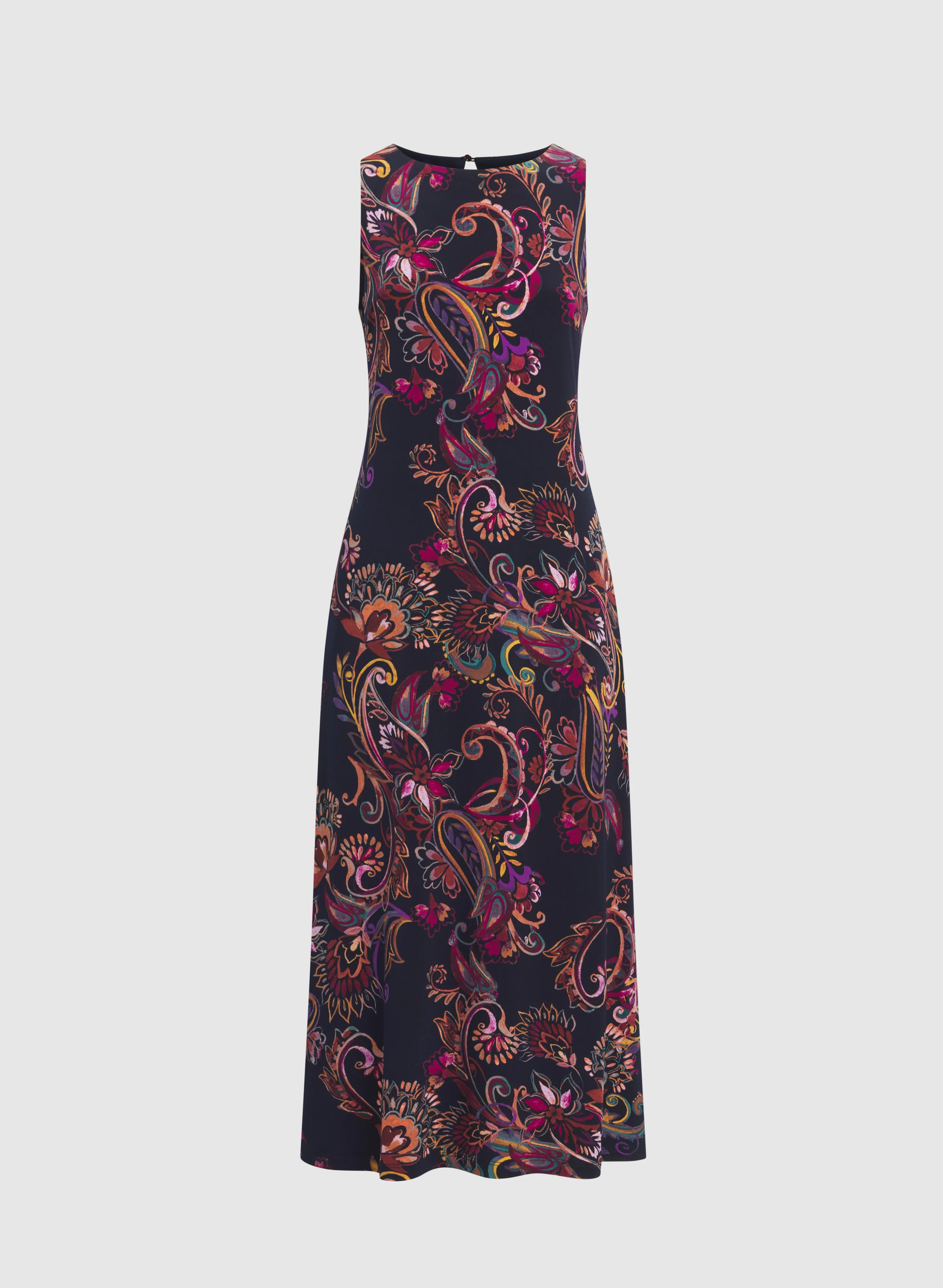 Sleeveless Paisley Dress - Image 5