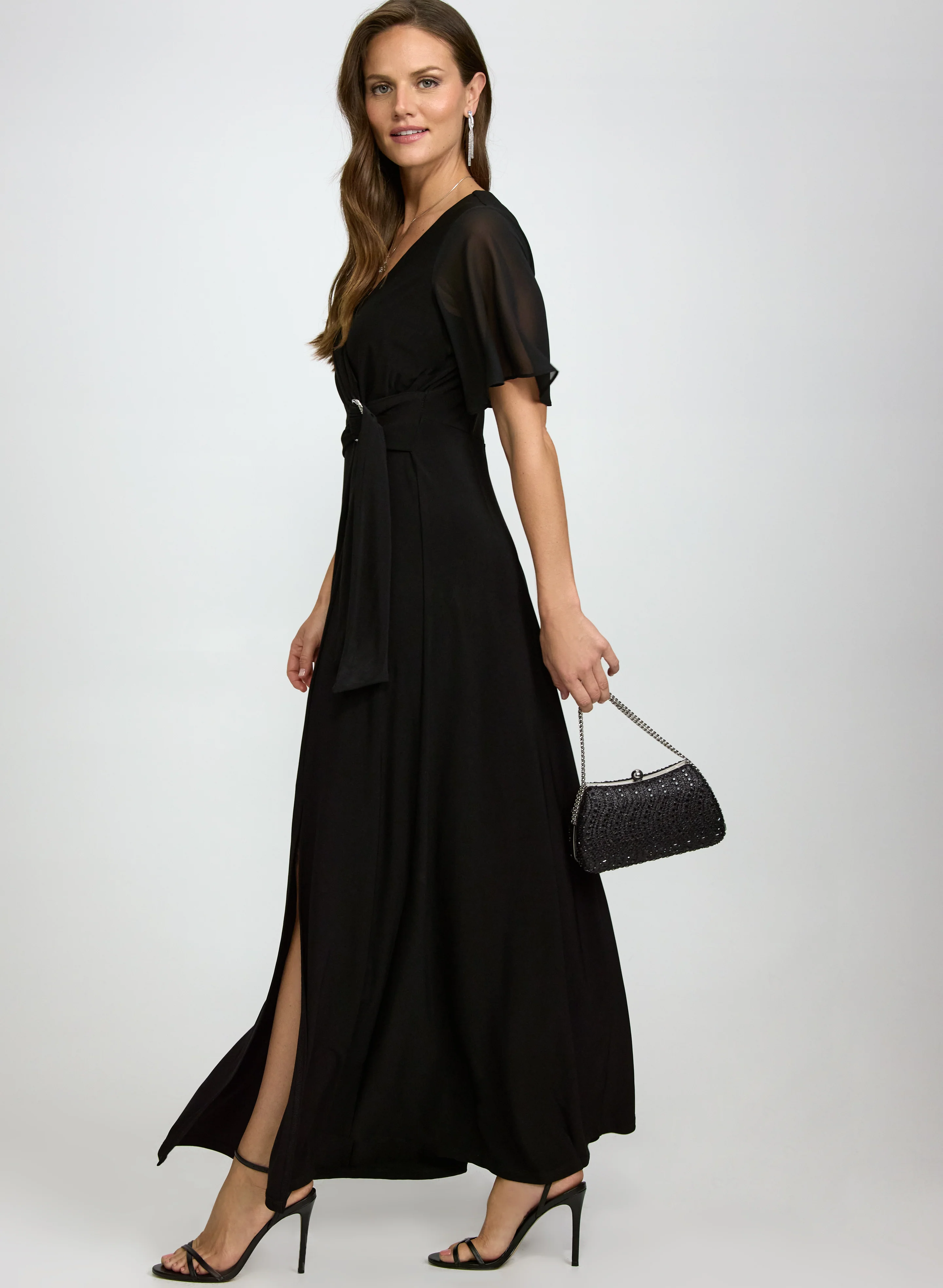 Slit Jersey Dress - Image 2