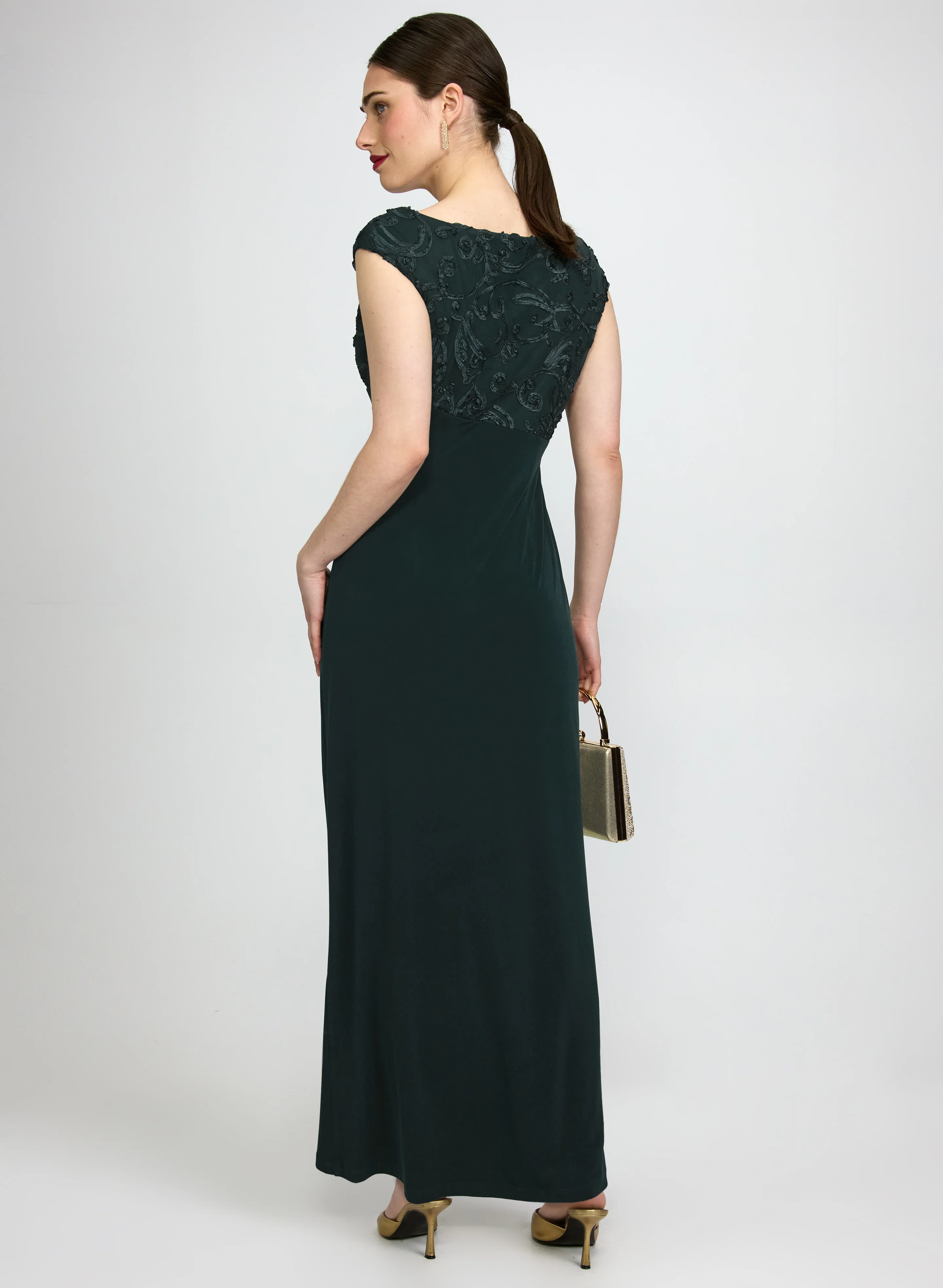 Soutache Bodice Dress - Image 4