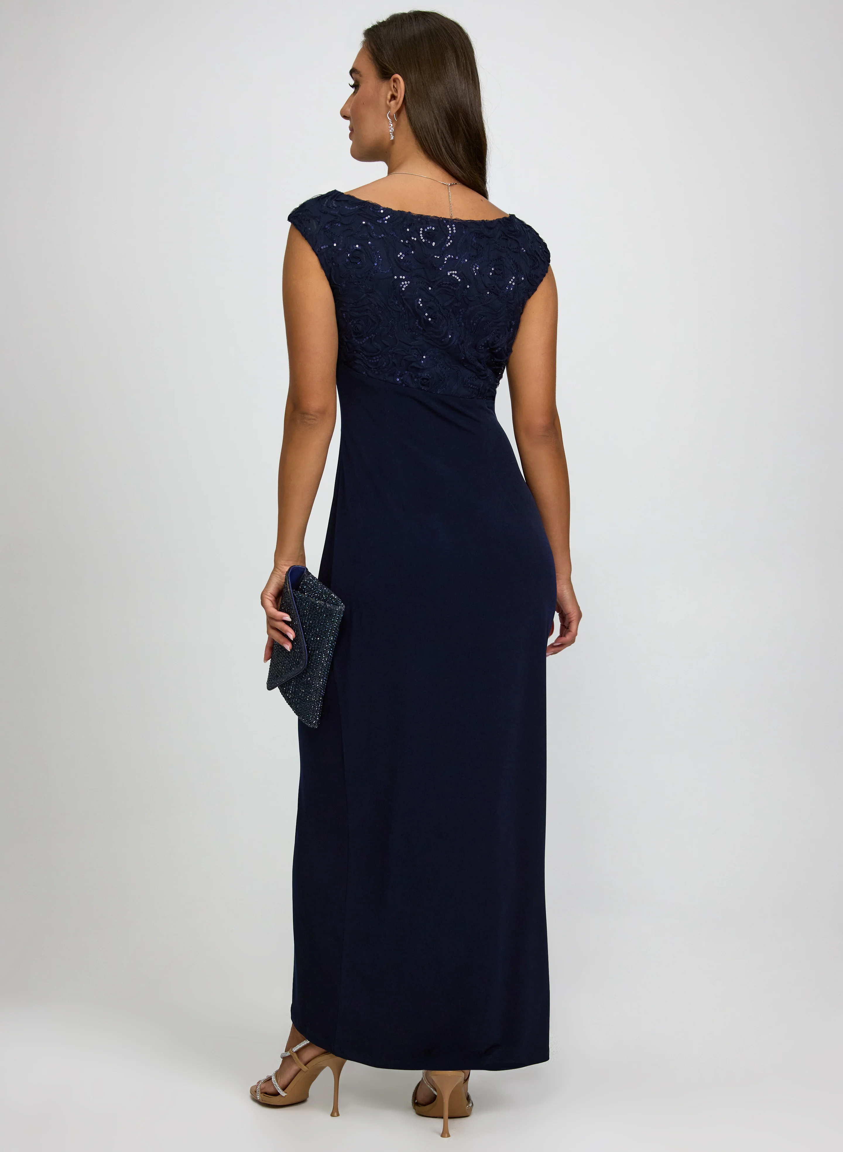 Soutache & Jersey Dress - Image 3