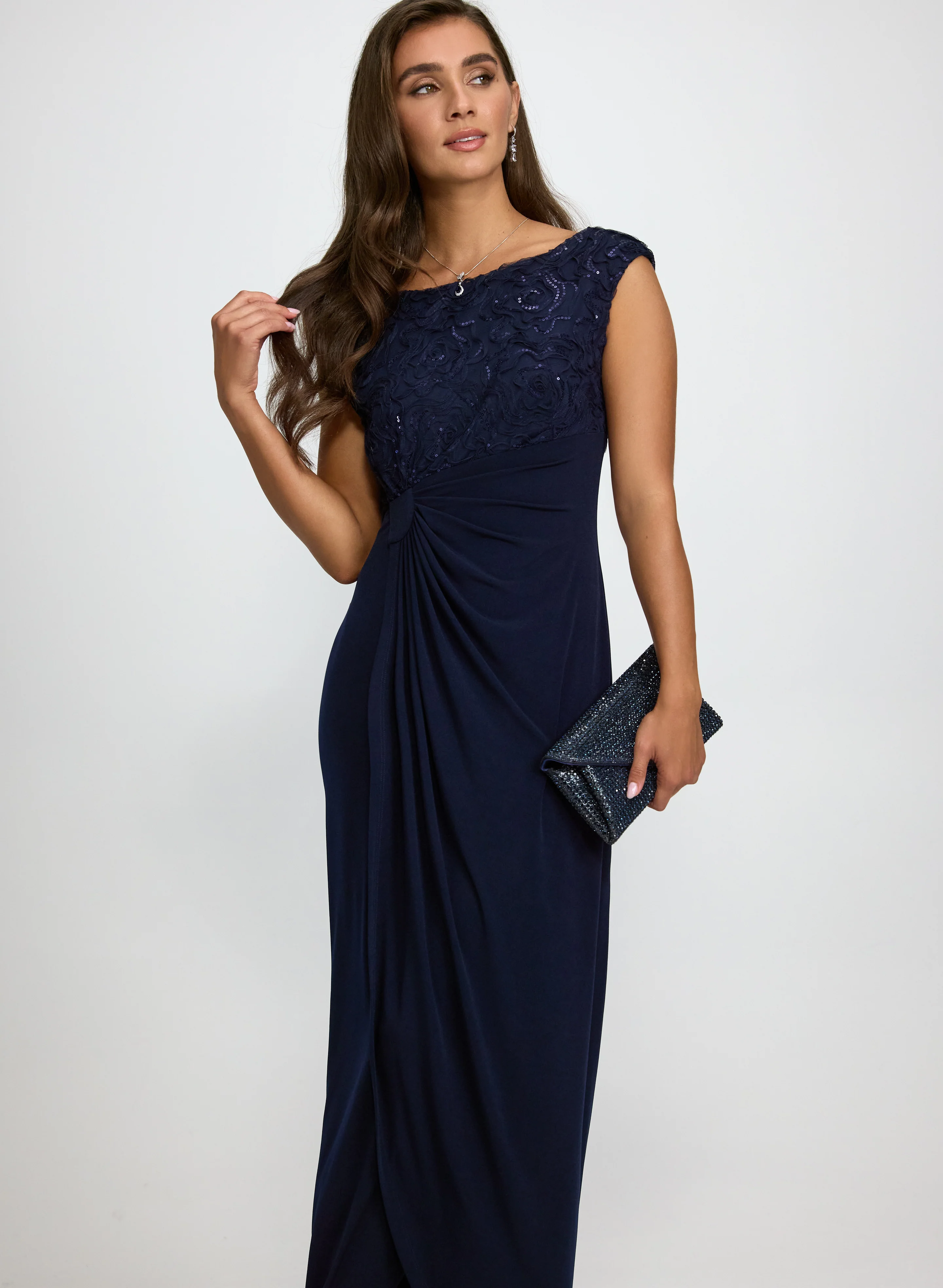 Soutache & Jersey Dress - Image 4