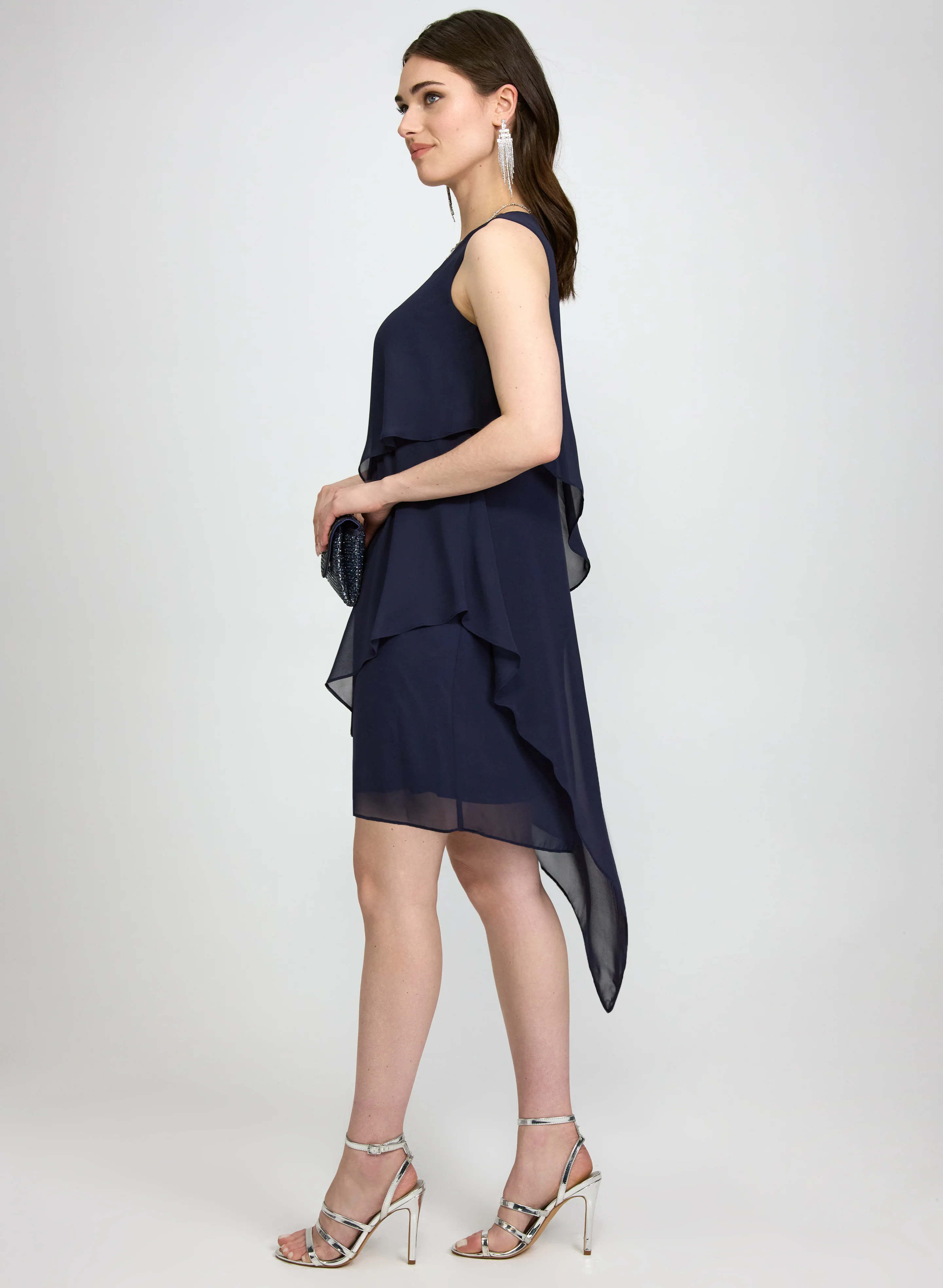 Tiered Chiffon Dress - Image 3