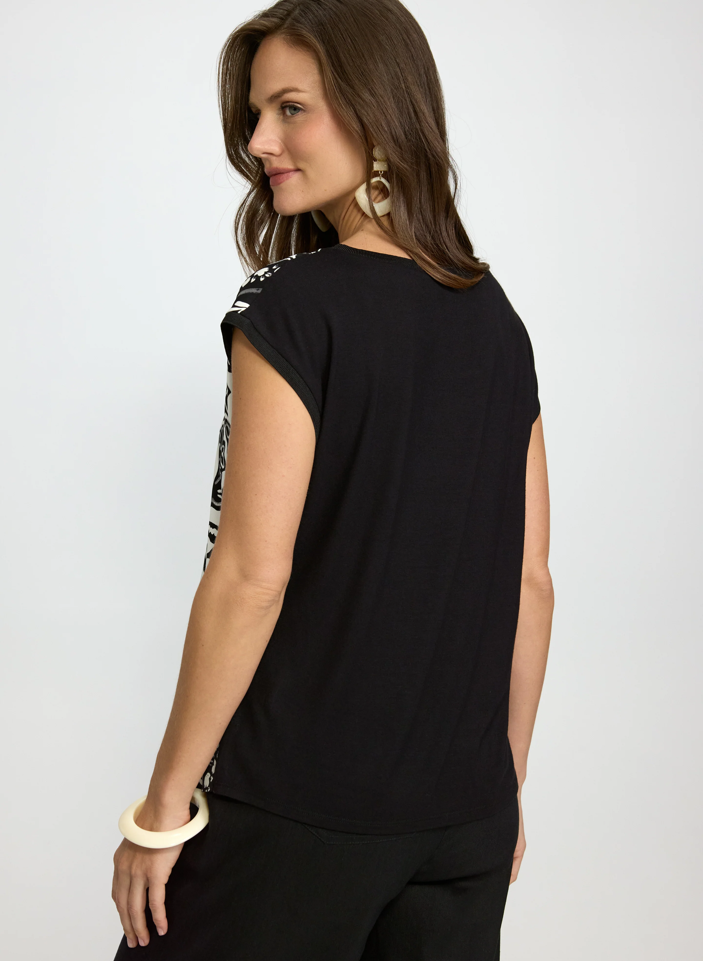 Tile Print Top - Image 4