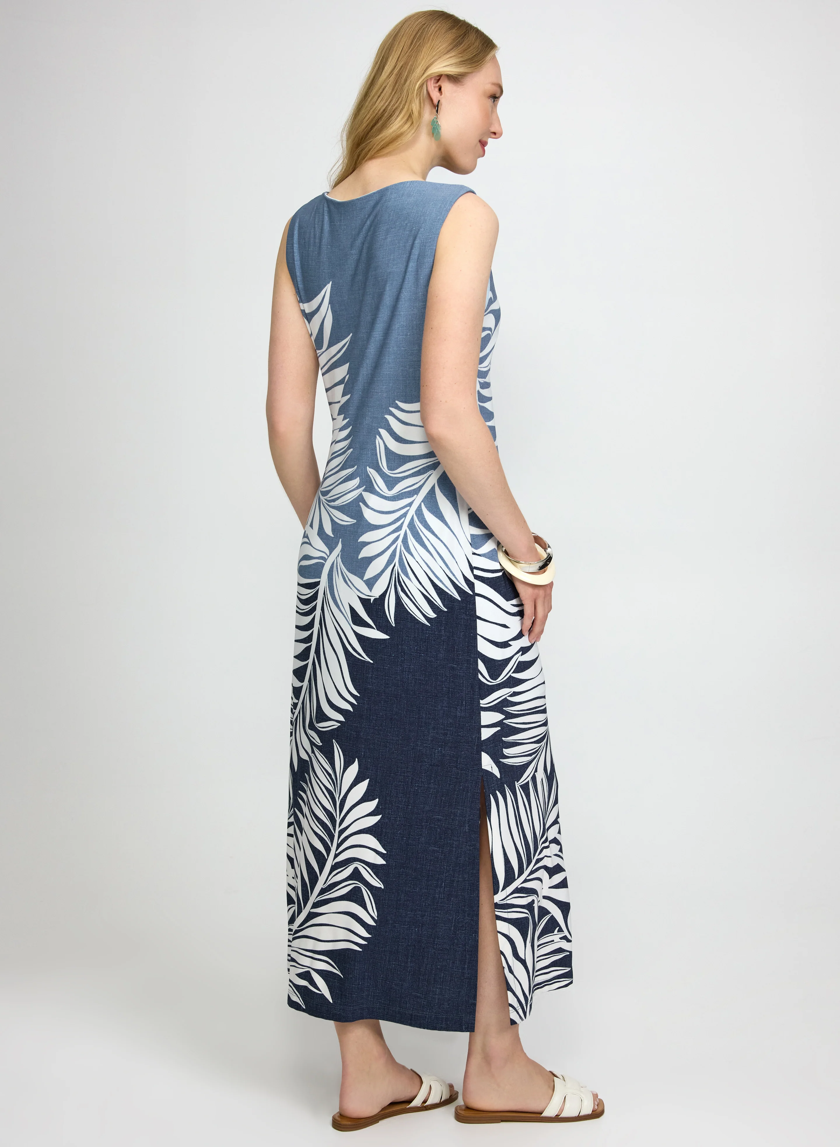 Tropical Colour Block Dress - Image 5