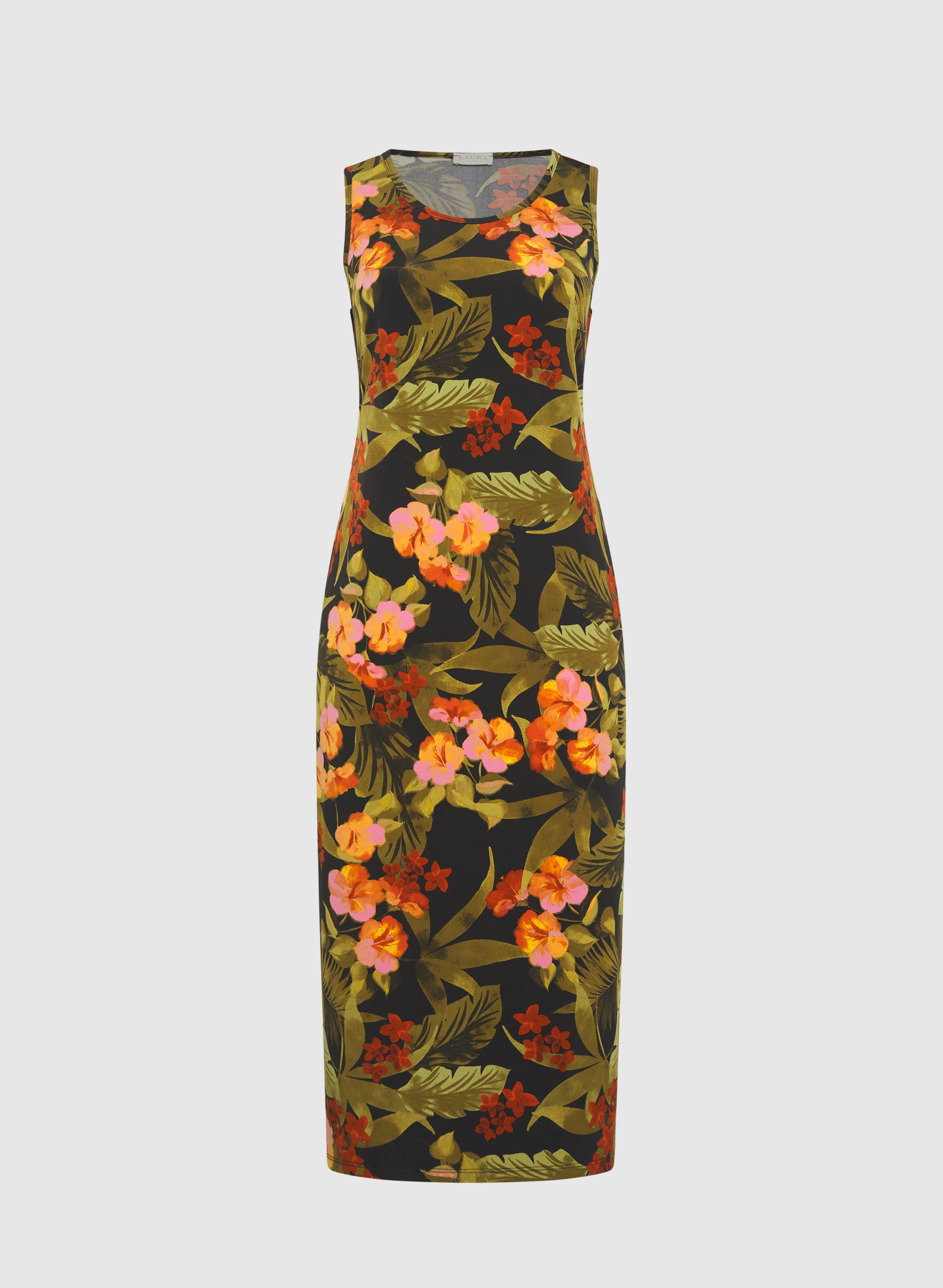 Tropical Jersey Maxi Dress - Image 6